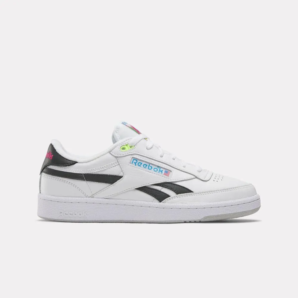 Reebok Footwear Men Club C Revenge Vintage Shoes WHITE/WHITE/BLACK sold by Reebok