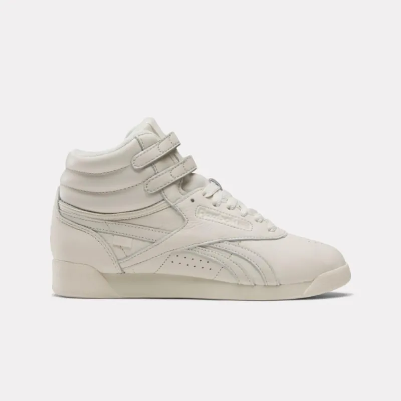 Reebok Footwear Women Reebok x ANINE BING Freestyle Hi Shoes BONE/CHALK made by Reebok