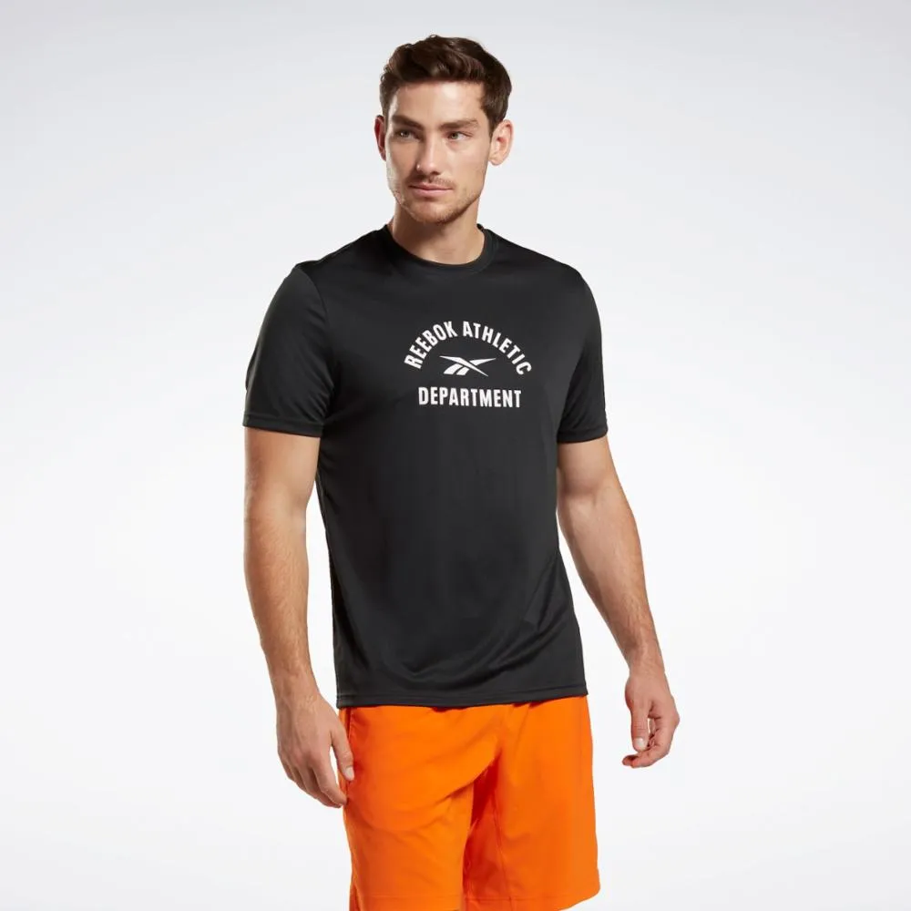 Reebok Apparel Men Training Graphic T-Shirt NGHBLK sold by Reebok