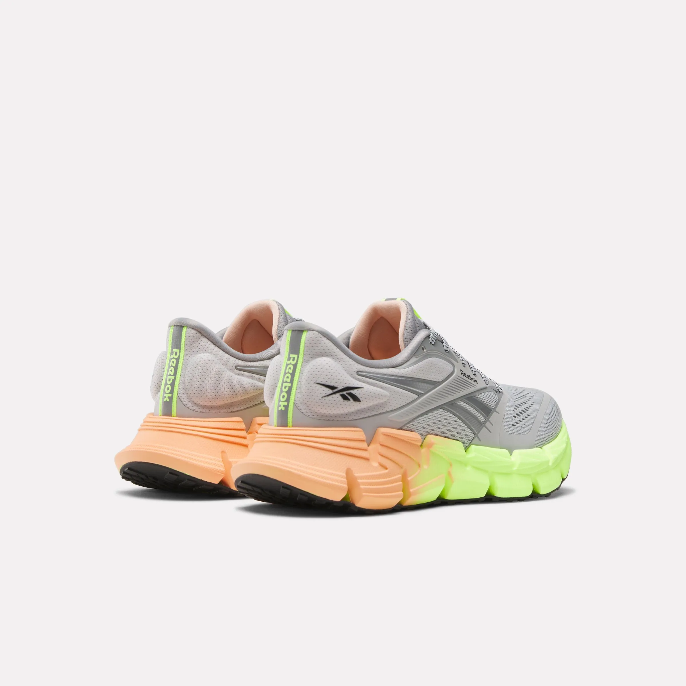 REEBOK FOOTWEAR WOMEN FloatZig 2 Running Shoes GREY/DIGITAL LIME sold by Reebok product image thumbnail 3