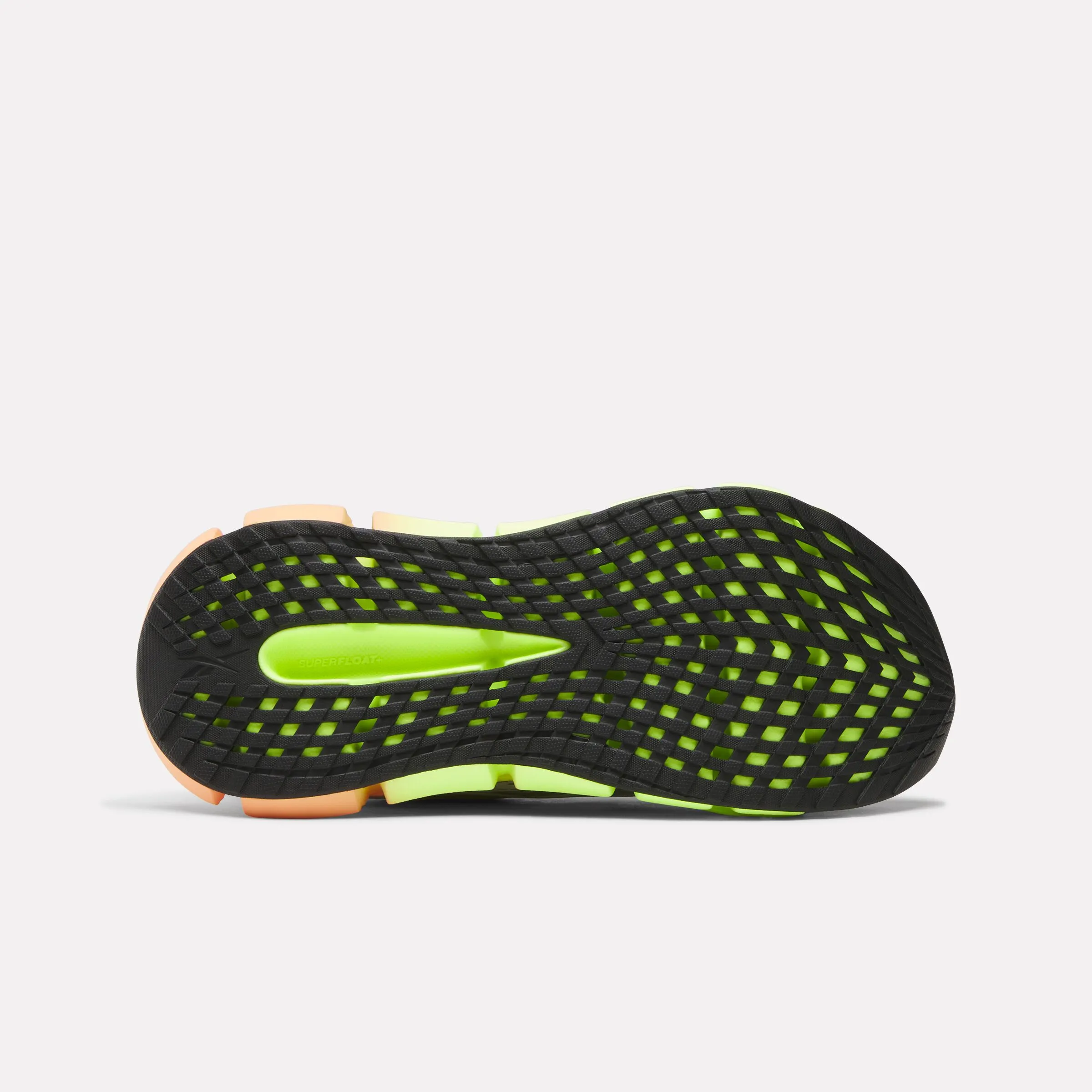 REEBOK FOOTWEAR WOMEN FloatZig 2 Running Shoes GREY/DIGITAL LIME sold by Reebok product image thumbnail 4