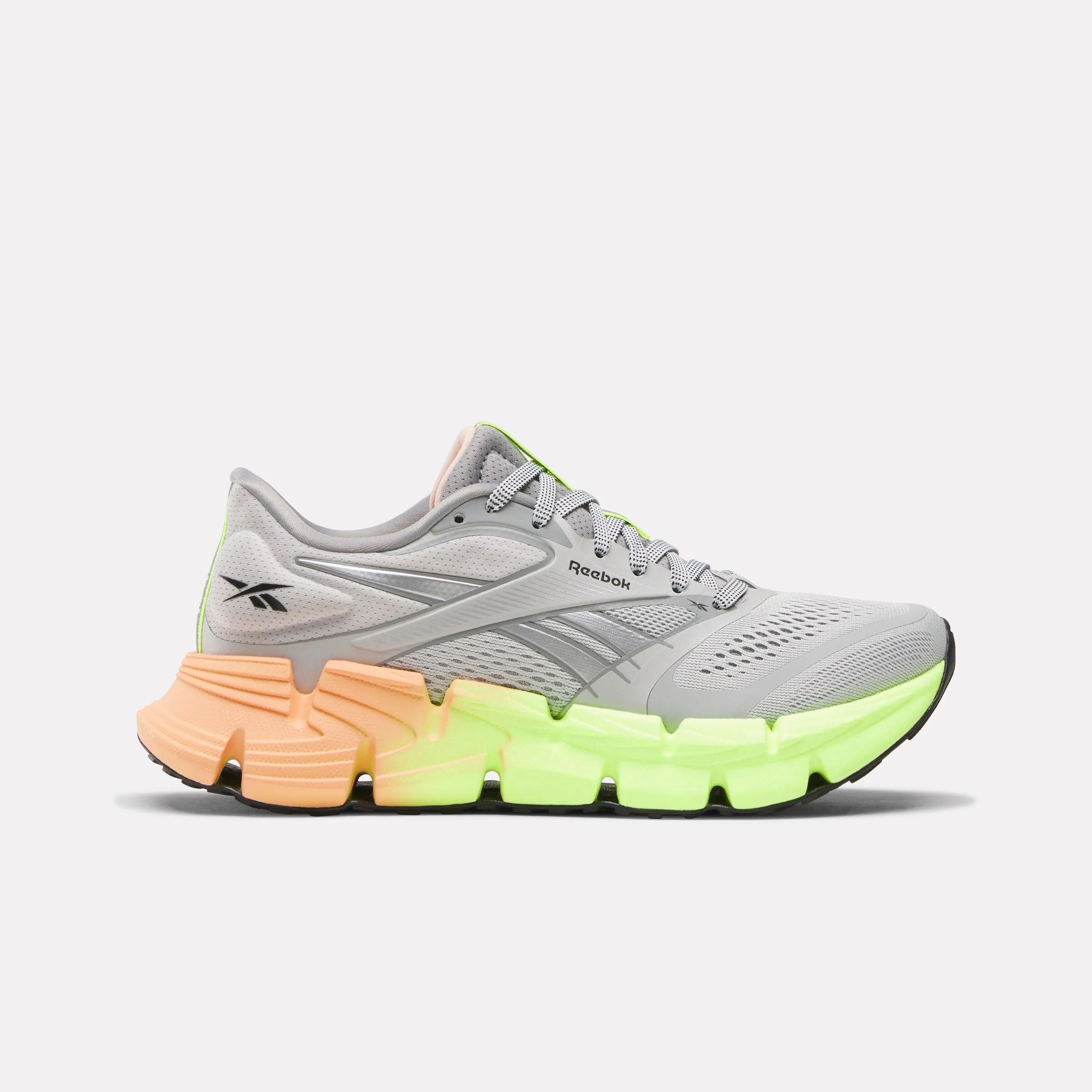 REEBOK FOOTWEAR WOMEN FloatZig 2 Running Shoes GREY/DIGITAL LIME sold by Reebok