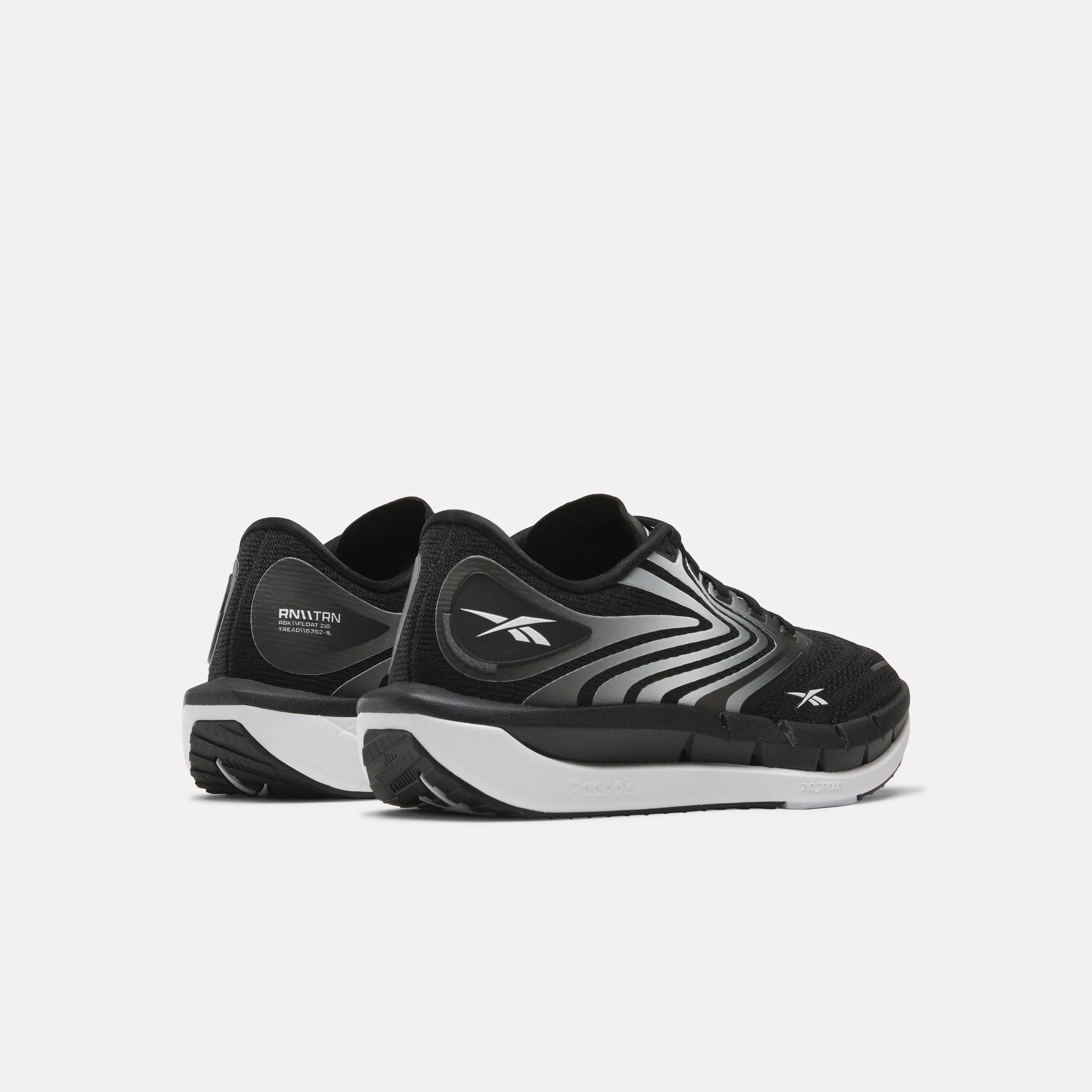 REEBOK FOOTWEAR WOMEN Floatzig Tread Running Shoes BLACK/WHITE/BLACK sold by Reebok product image thumbnail 3