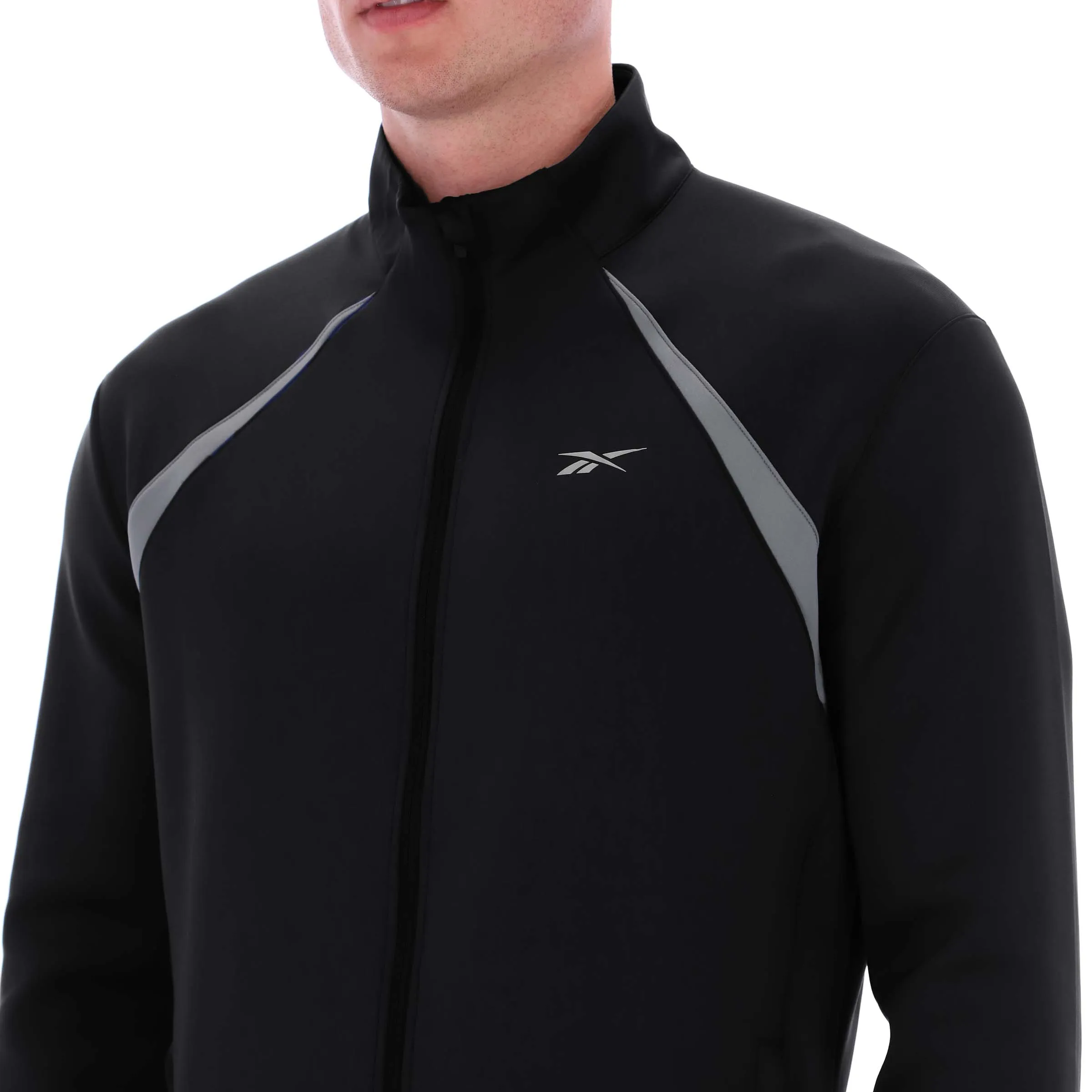 REEBOK APPAREL MEN Slim-Fit Training Hoodie BLACK sold by Reebok product image thumbnail 3