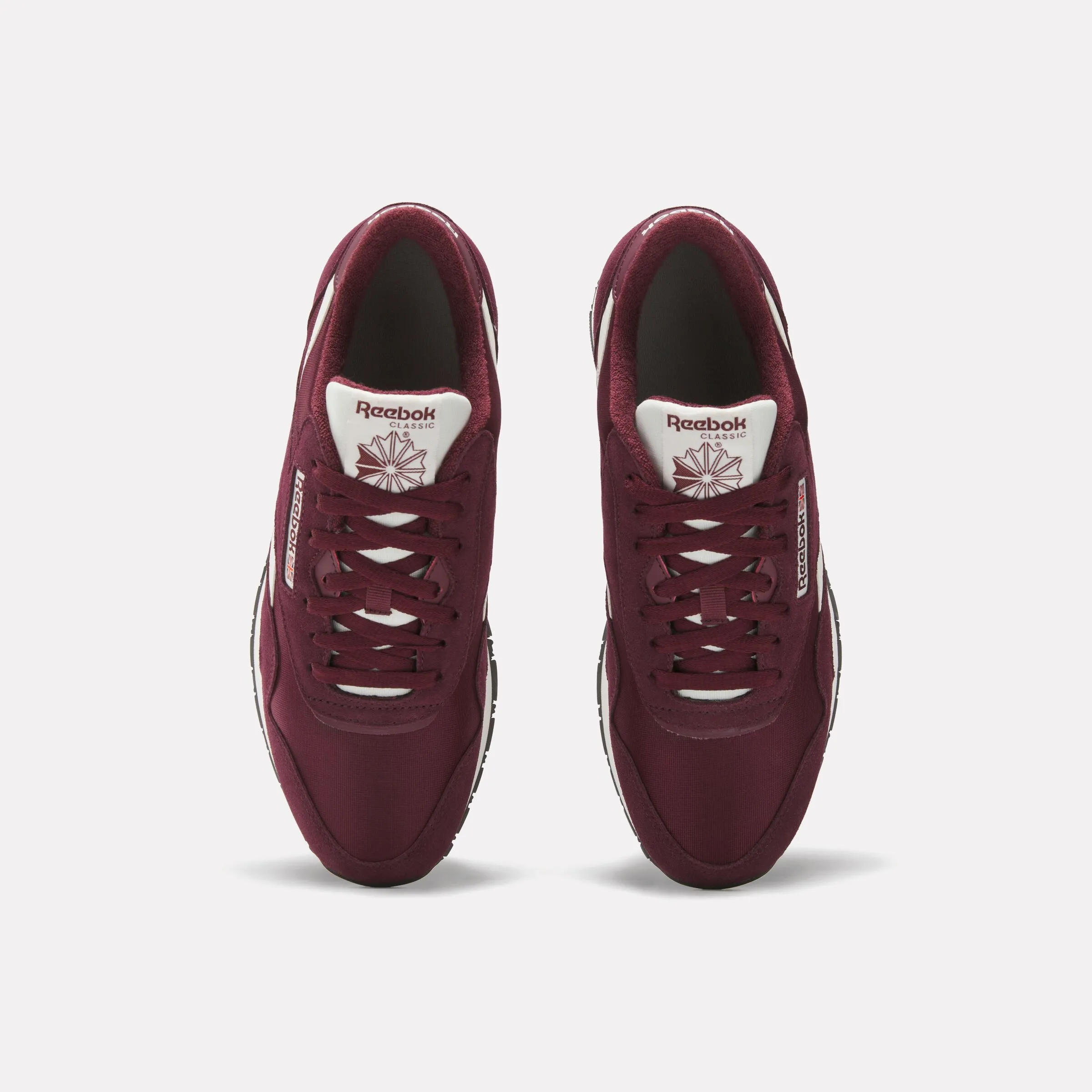 REEBOK FOOTWEAR MEN Classic Nylon Shoes BLACK CHERRY/BLACK CHERRY/CHAL sold by Reebok product image thumbnail 5