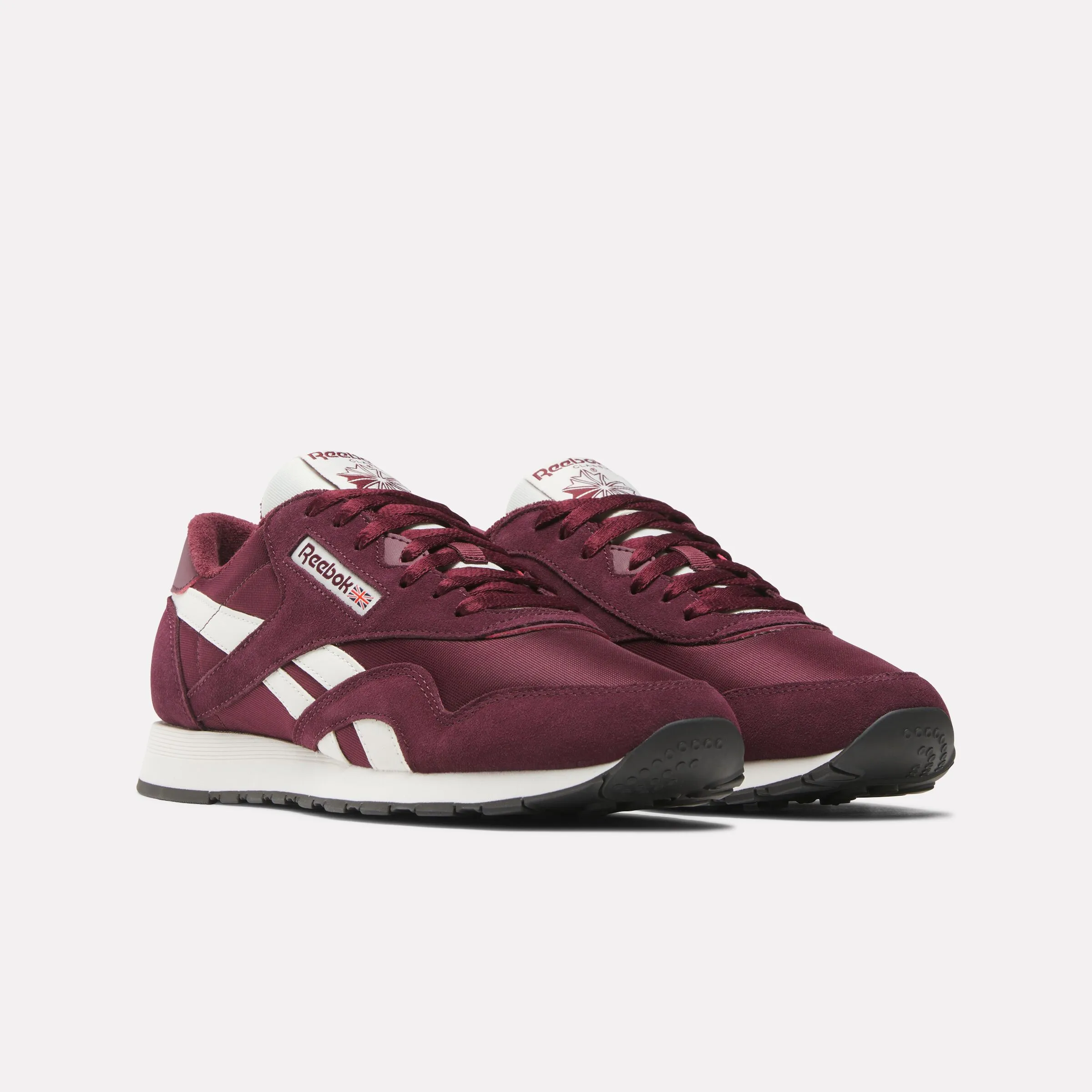 REEBOK FOOTWEAR MEN Classic Nylon Shoes BLACK CHERRY/BLACK CHERRY/CHAL sold by Reebok product image thumbnail 2