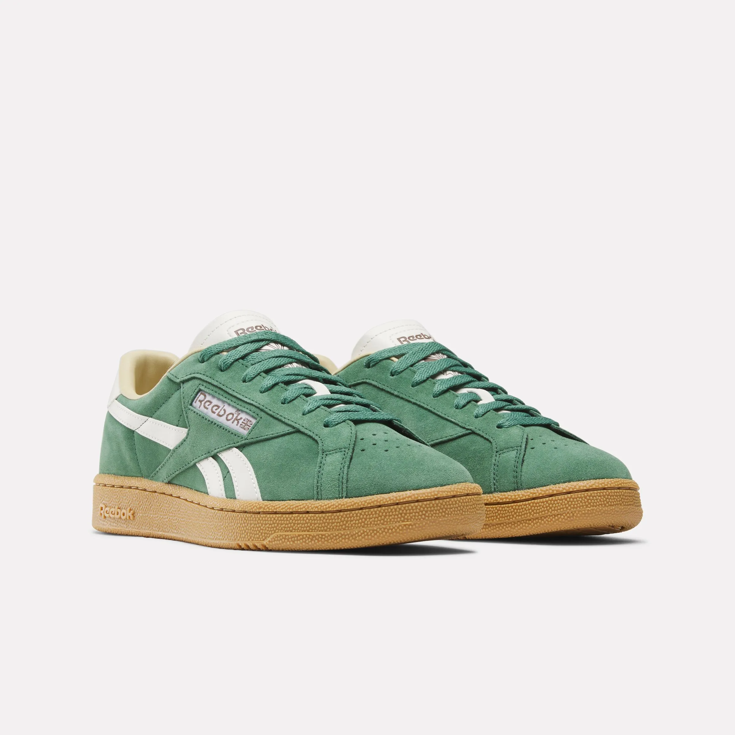 REEBOK FOOTWEAR UNISEX Club C Grounds UK Shoes FIELDGREEN/CHALK/GUM sold by Reebok product image thumbnail 2