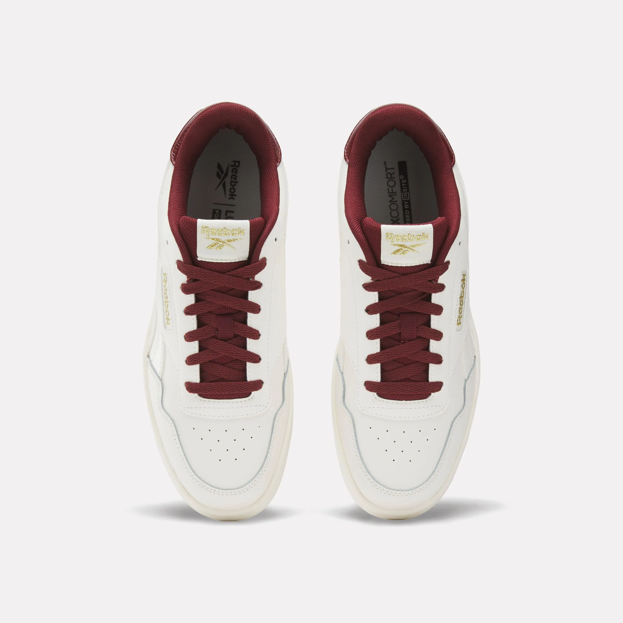 REEBOK FOOTWEAR UNISEX Court Advance Shoes CHALK/CLASSICBURGUNDY/GOLDMET sold by Reebok product image thumbnail 5