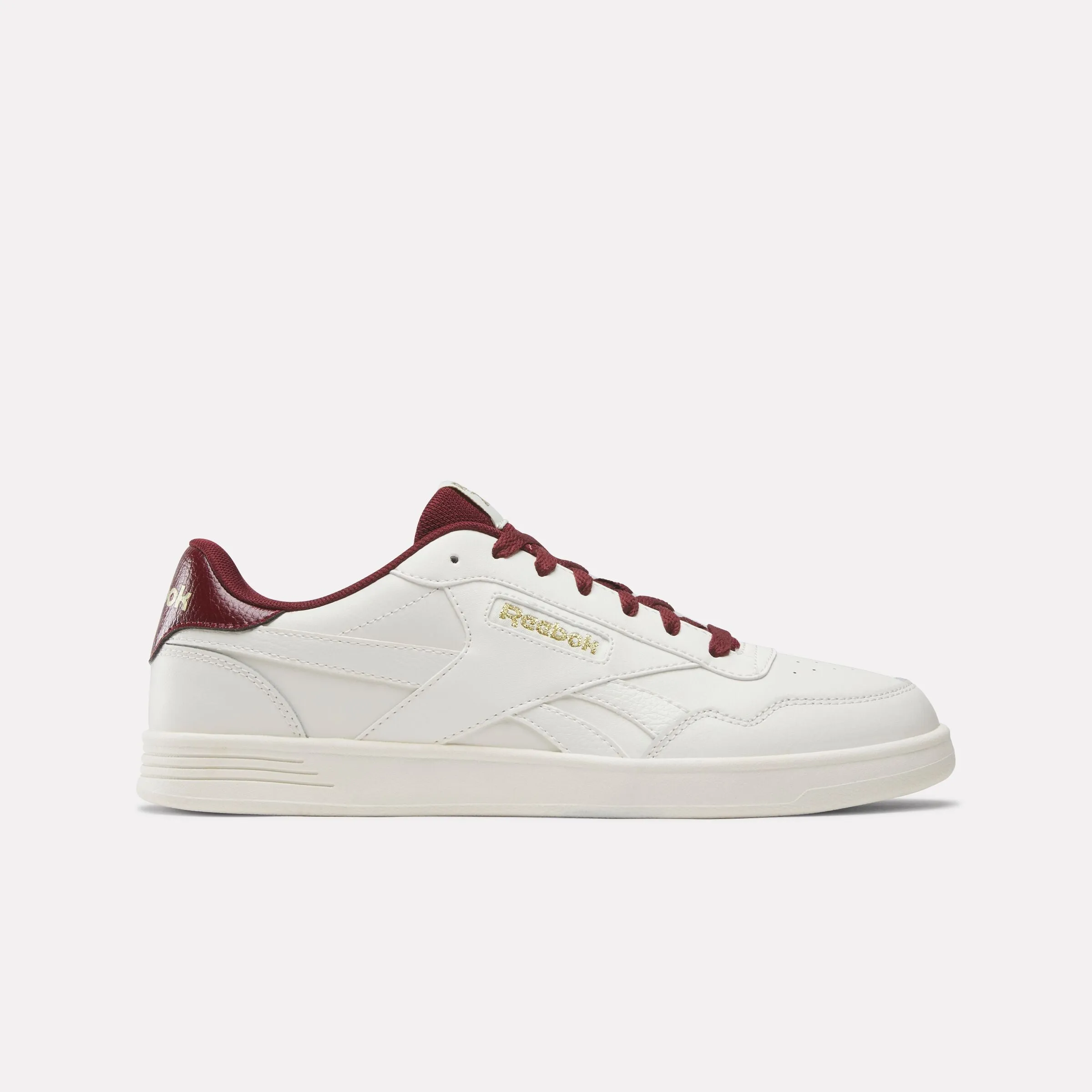 REEBOK FOOTWEAR UNISEX Court Advance Shoes CHALK/CLASSICBURGUNDY/GOLDMET sold by Reebok