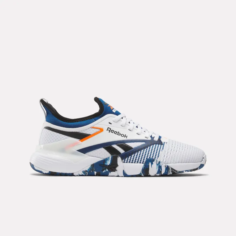 REEBOK FOOTWEAR UNISEX Nano Court Shoes FTWR WHITE/BLACK/ATHLETIC BLUE sold by Reebok