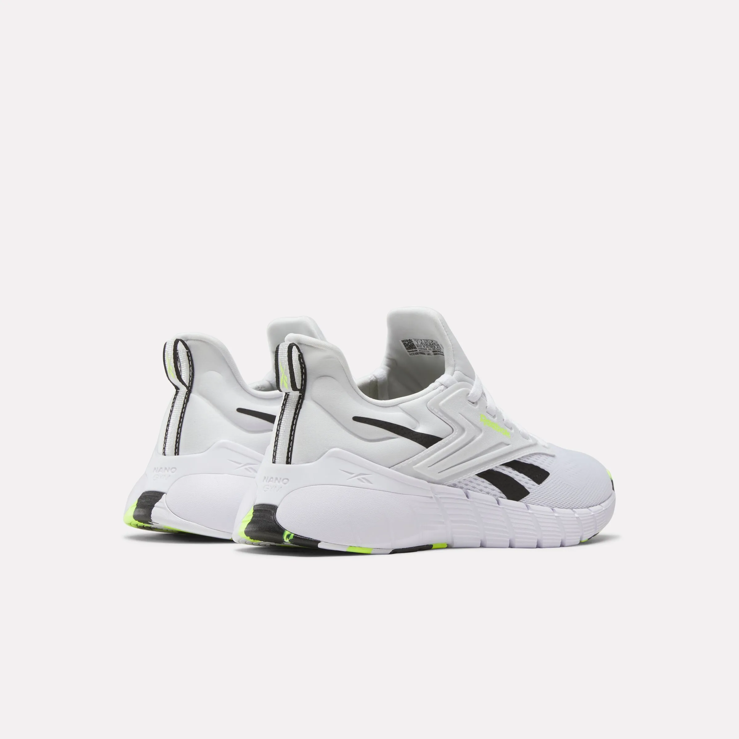 REEBOK FOOTWEAR WOMEN Nano Gym Training Shoes FTWR WHITE/BLACK/DIGITAL LIME sold by Reebok product image thumbnail 3