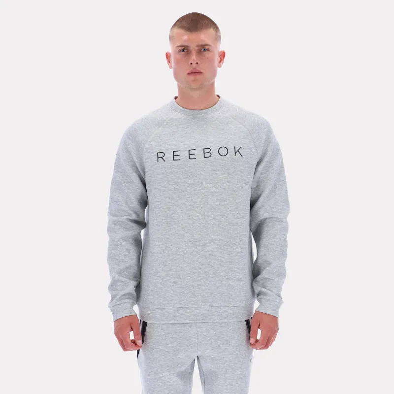Reebok Apparel Men Core Graphic Sweatshirt GREY MARL made by Reebok