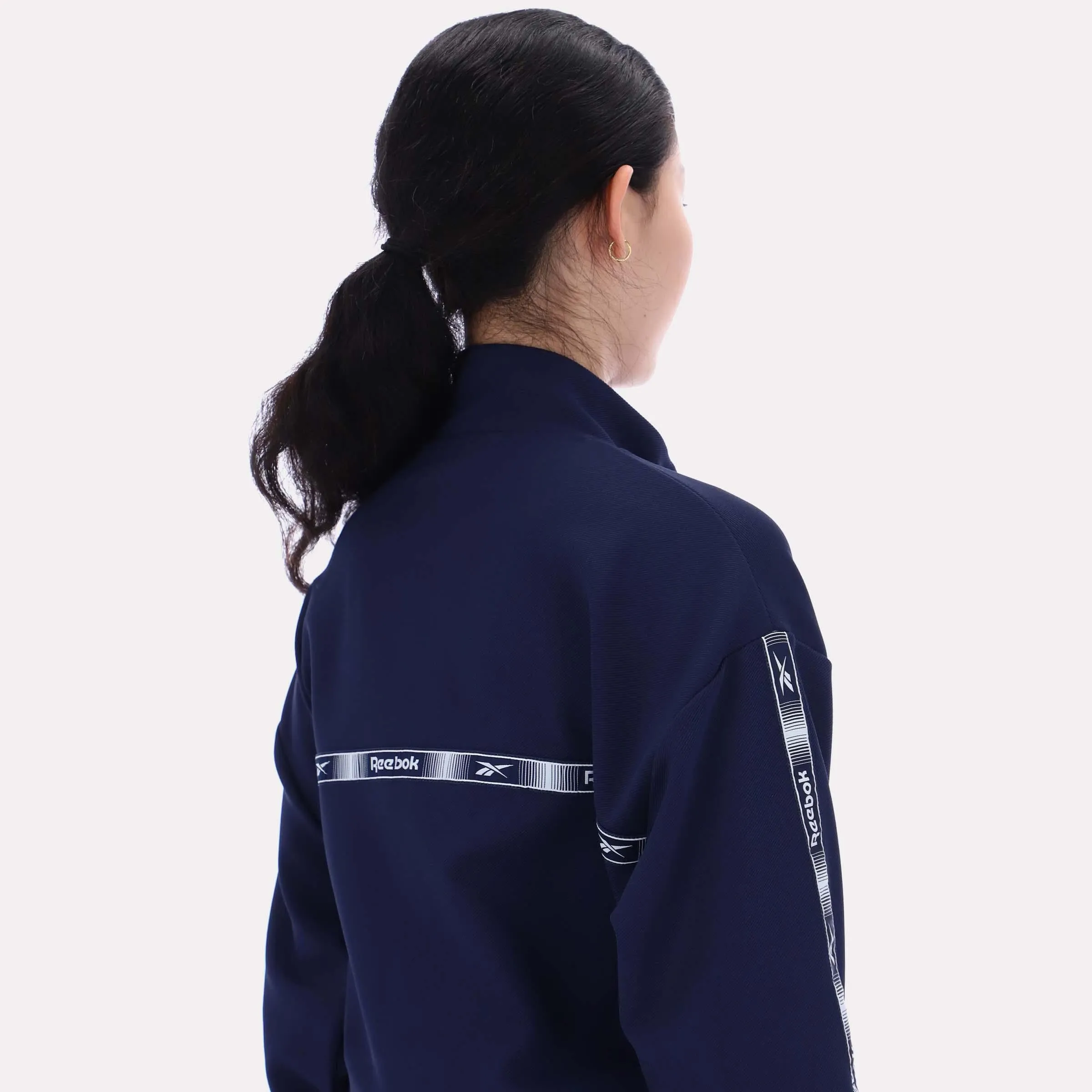 Reebok Apparel Women Cropped Vector Track Jacket VECTOR NAVY sold by Reebok product image thumbnail 3