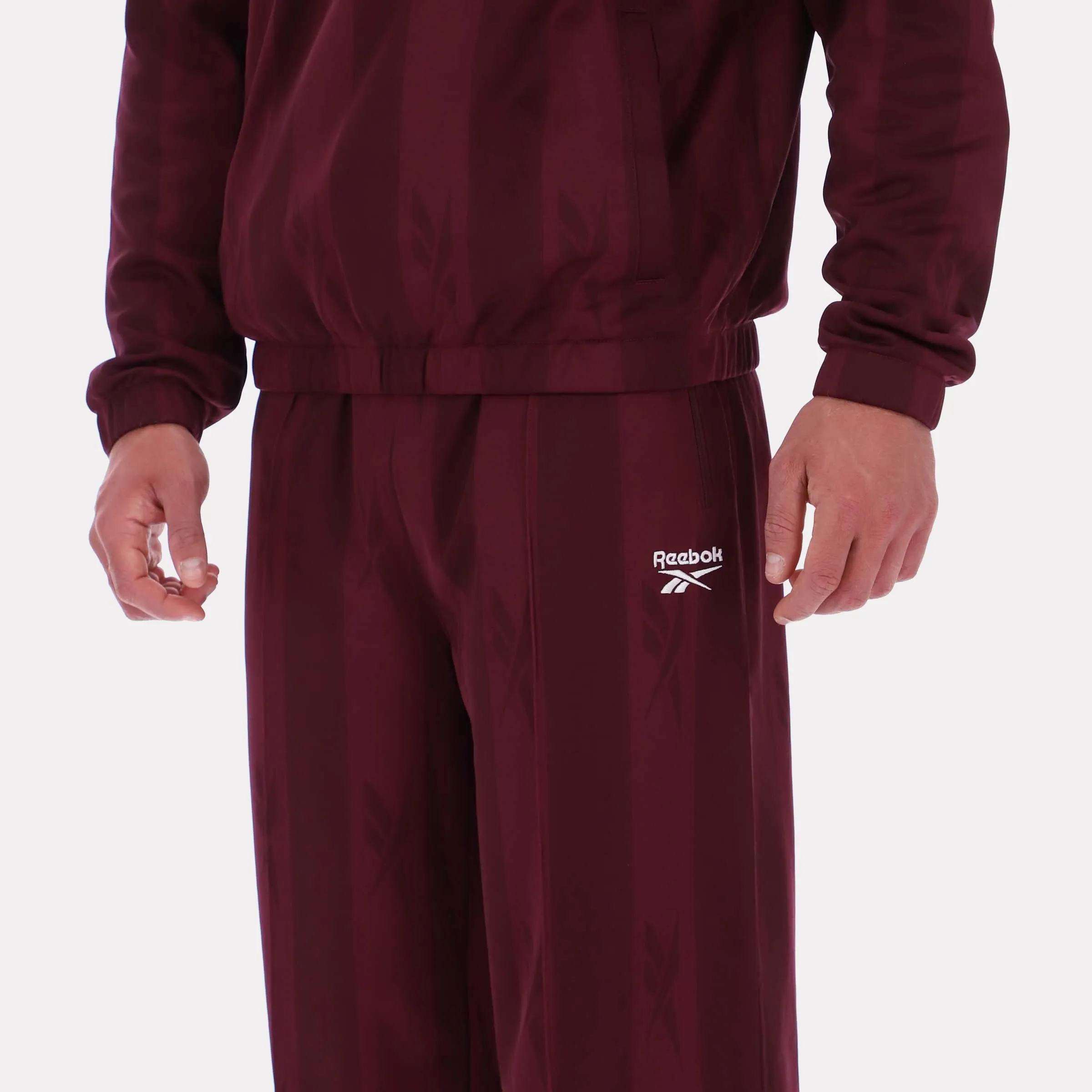 Reebok Apparel Men Retro Track Joggers BLACK CHERRY sold by Reebok product image thumbnail 3