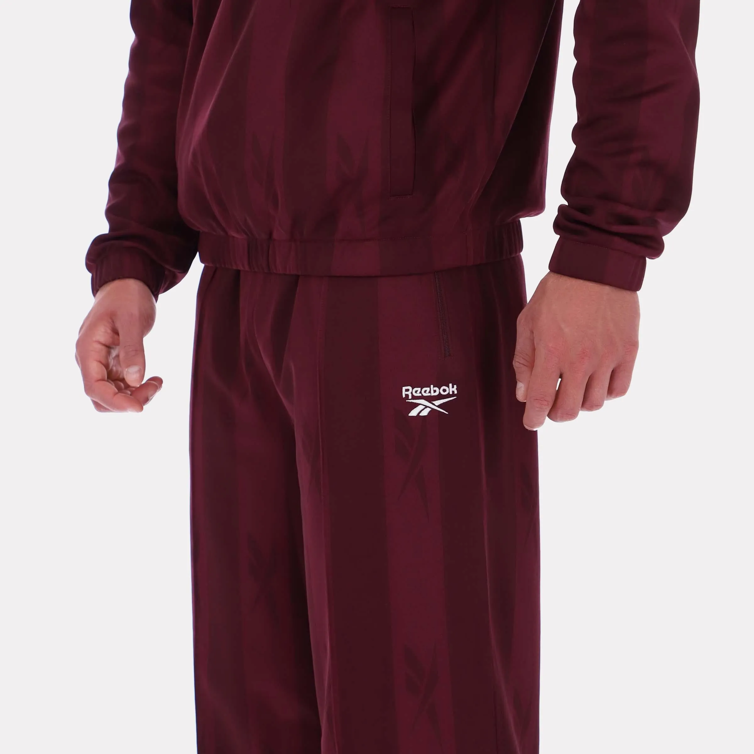 Reebok Apparel Men Retro Track Joggers BLACK CHERRY sold by Reebok product image thumbnail 4