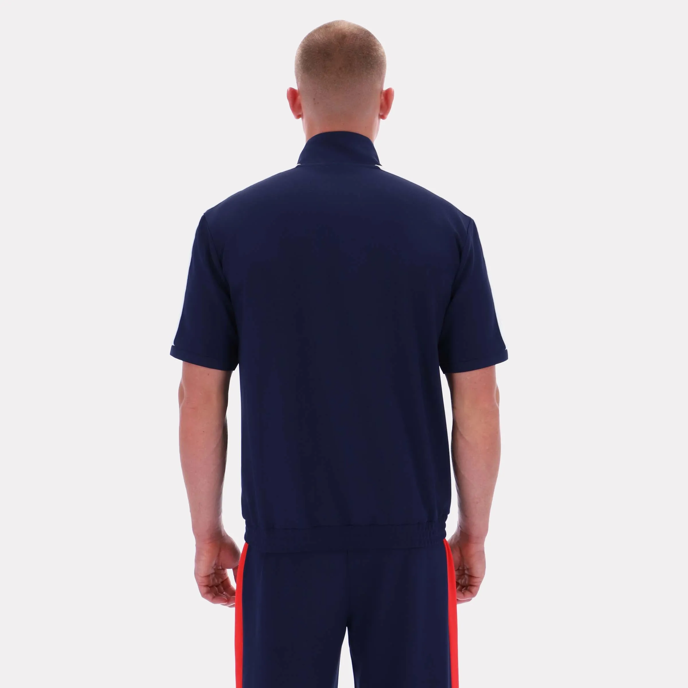 Reebok Apparel Men Short Sleeve Track Zip Shirt VECTOR NAVY sold by Reebok product image thumbnail 2