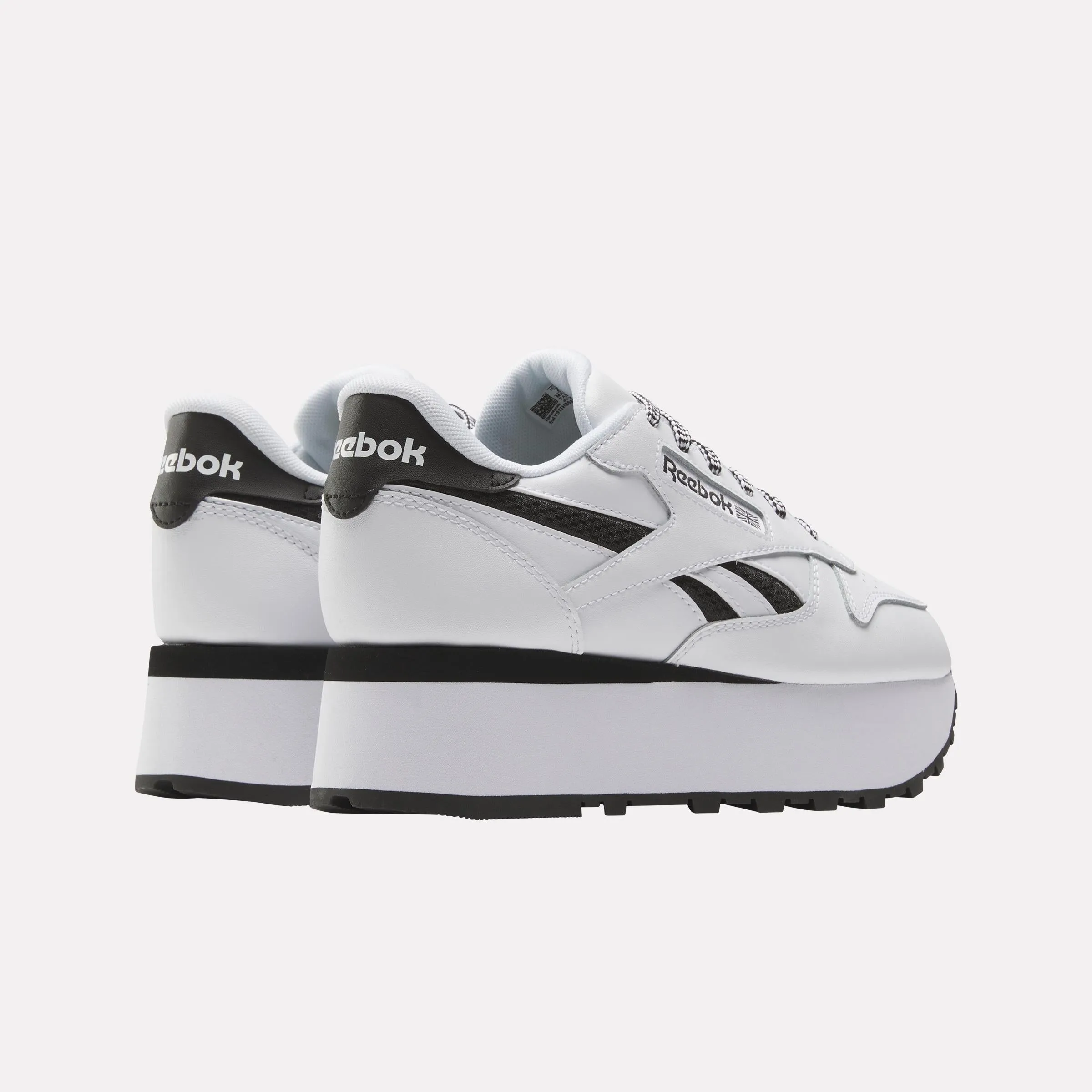 Reebok Footwear Women Classic Leather Triple Lift Shoes WHITE/WHITE/BLACK sold by Reebok product image thumbnail 2
