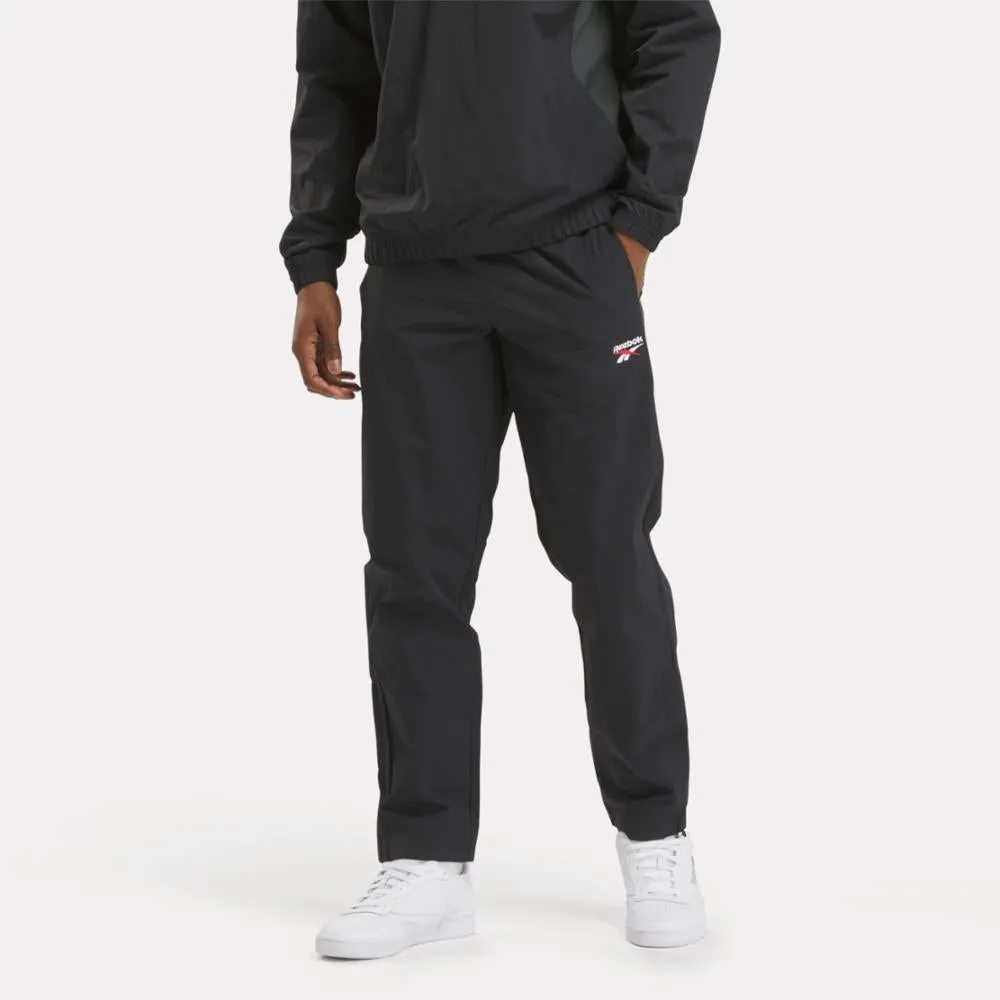 Reebok Apparel Women Reebok Identity Cross Check Woven Pants BLACK sold by Reebok