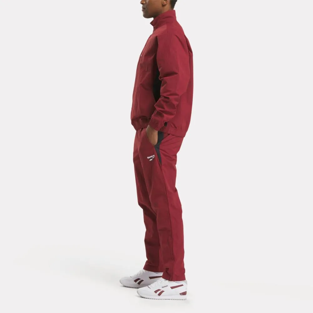 Reebok Apparel Women Reebok Identity Cross Check Woven Pants RICH MAROON sold by Reebok product image thumbnail 2