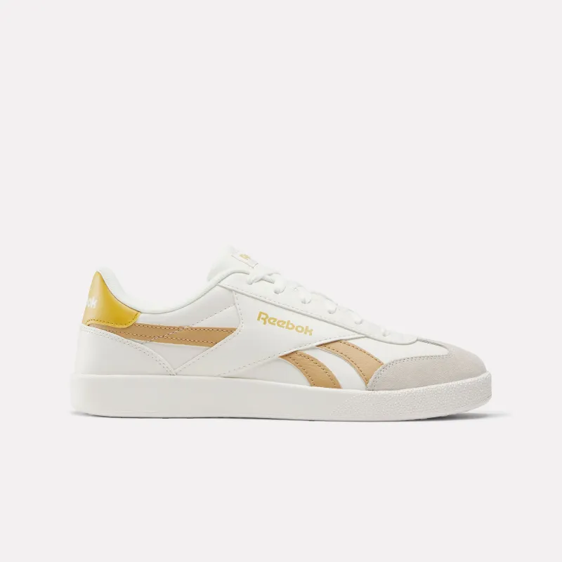 REEBOK FOOTWEAR UNISEX Smash Edge Shoes CHALK/CAMEL/GRITGOLD made by Reebok