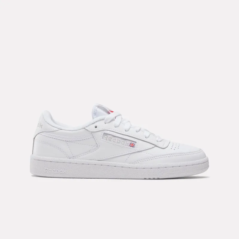 REEBOK FOOTWEAR WOMEN Club C 85 Shoes WHT/LIGHT GRY made by Reebok