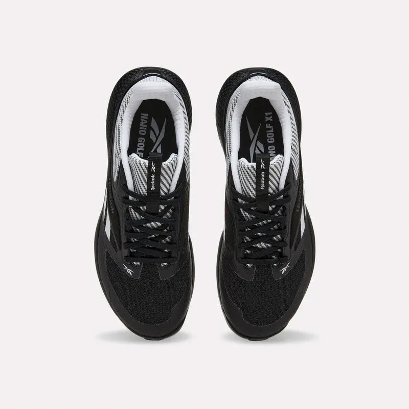 REEBOK FOOTWEAR UNISEX Nano Golf Shoes FTWR WHITE/BLACK/DIGITAL LIME sold by Reebok product image thumbnail 5
