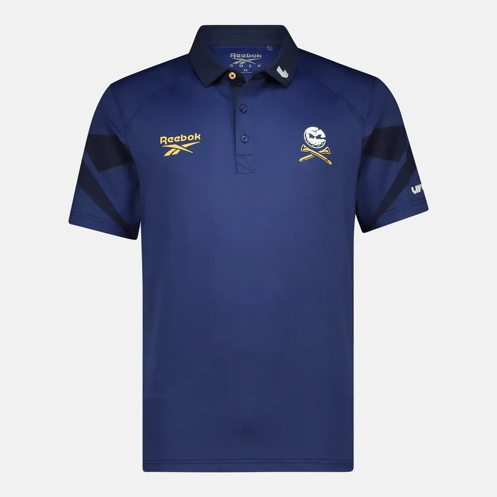 REEBOK APPAREL MEN Crushers GC Replica Golf Polo MIDNIGHT BLUE/VECTOR NAVY sold by Reebok