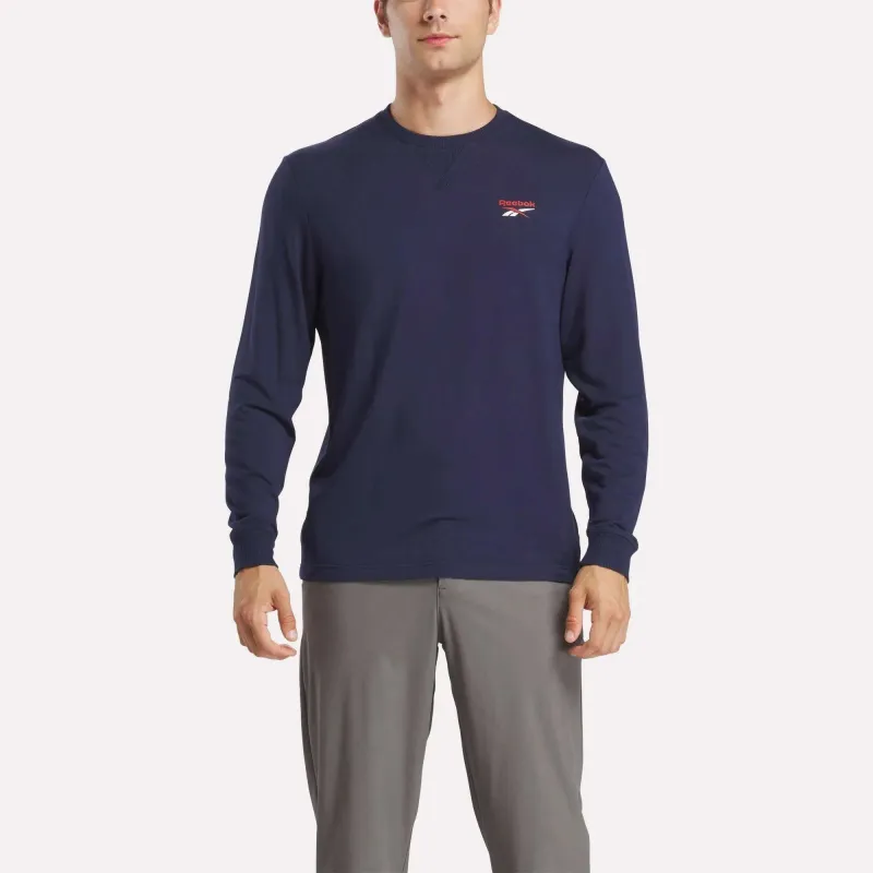 REEBOK APPAREL MEN Golf Sweater VECTOR NAVY made by Reebok