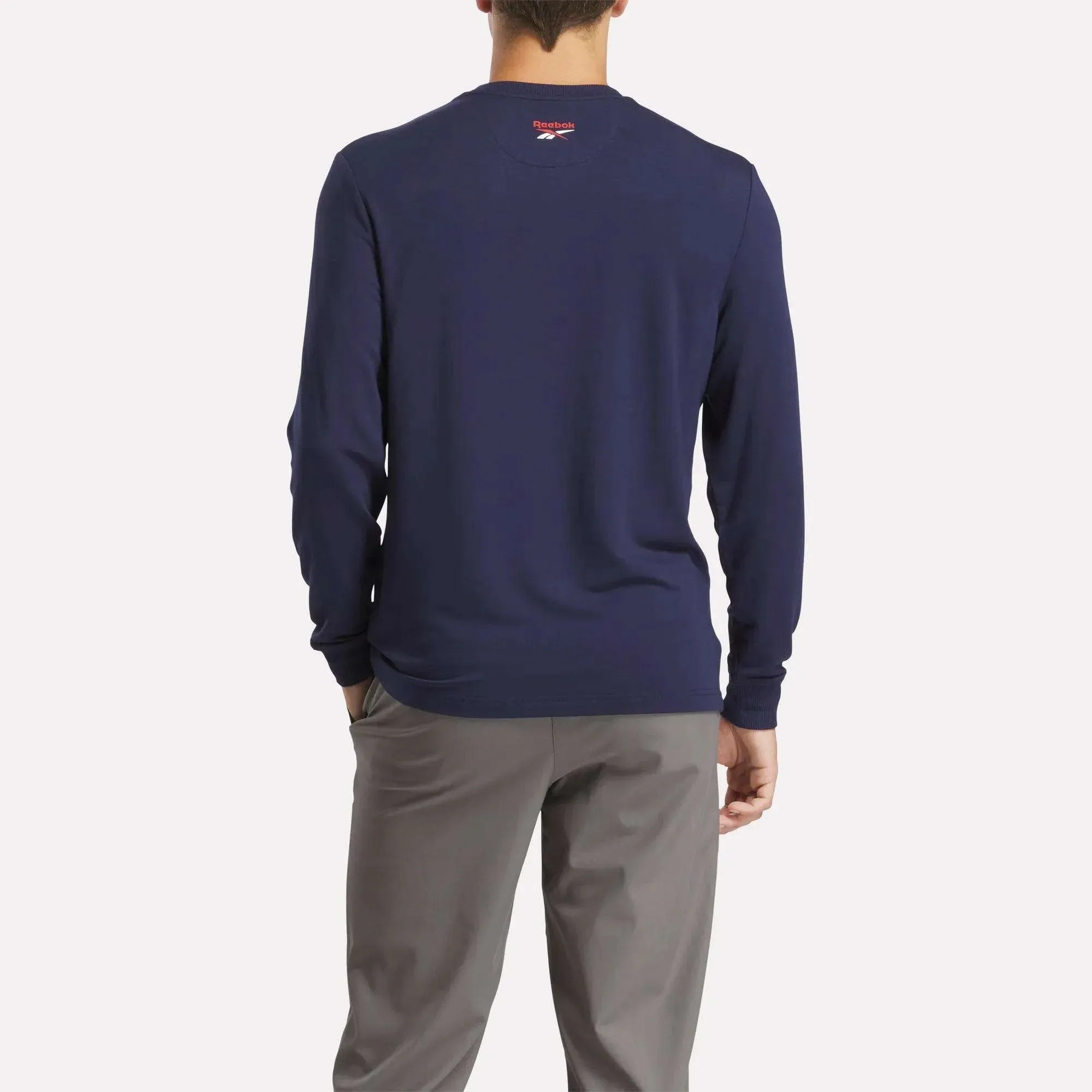 REEBOK APPAREL MEN Golf Sweater VECTOR NAVY sold by Reebok product image thumbnail 3