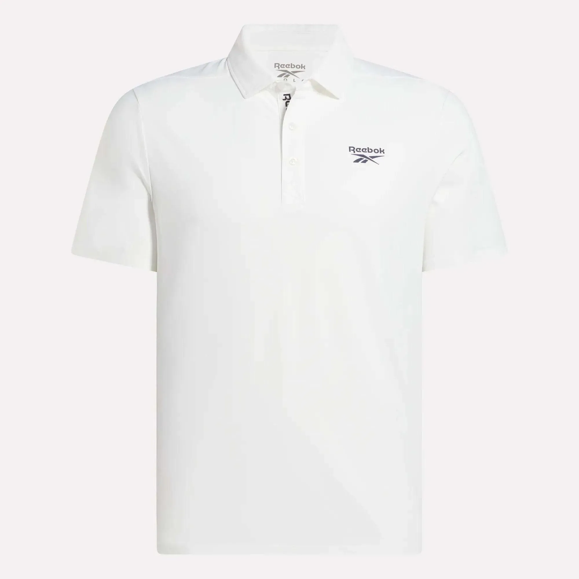REEBOK APPAREL MEN Golf Pique Short Sleeve Polo WHITE sold by Reebok product image thumbnail 4