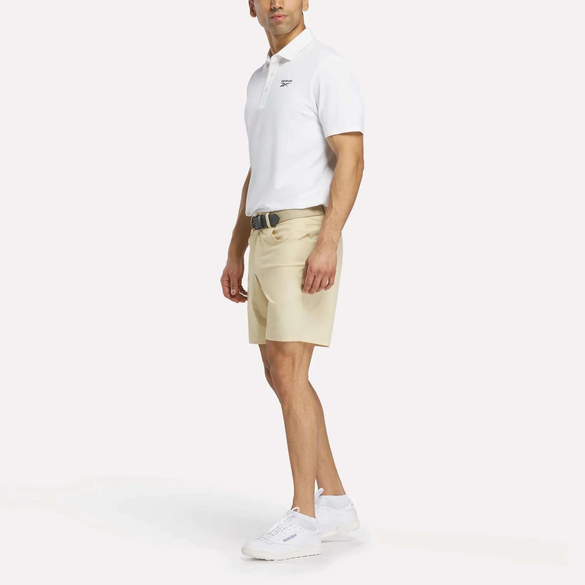 REEBOK APPAREL MEN Golf Pique Short Sleeve Polo WHITE sold by Reebok product image thumbnail 2