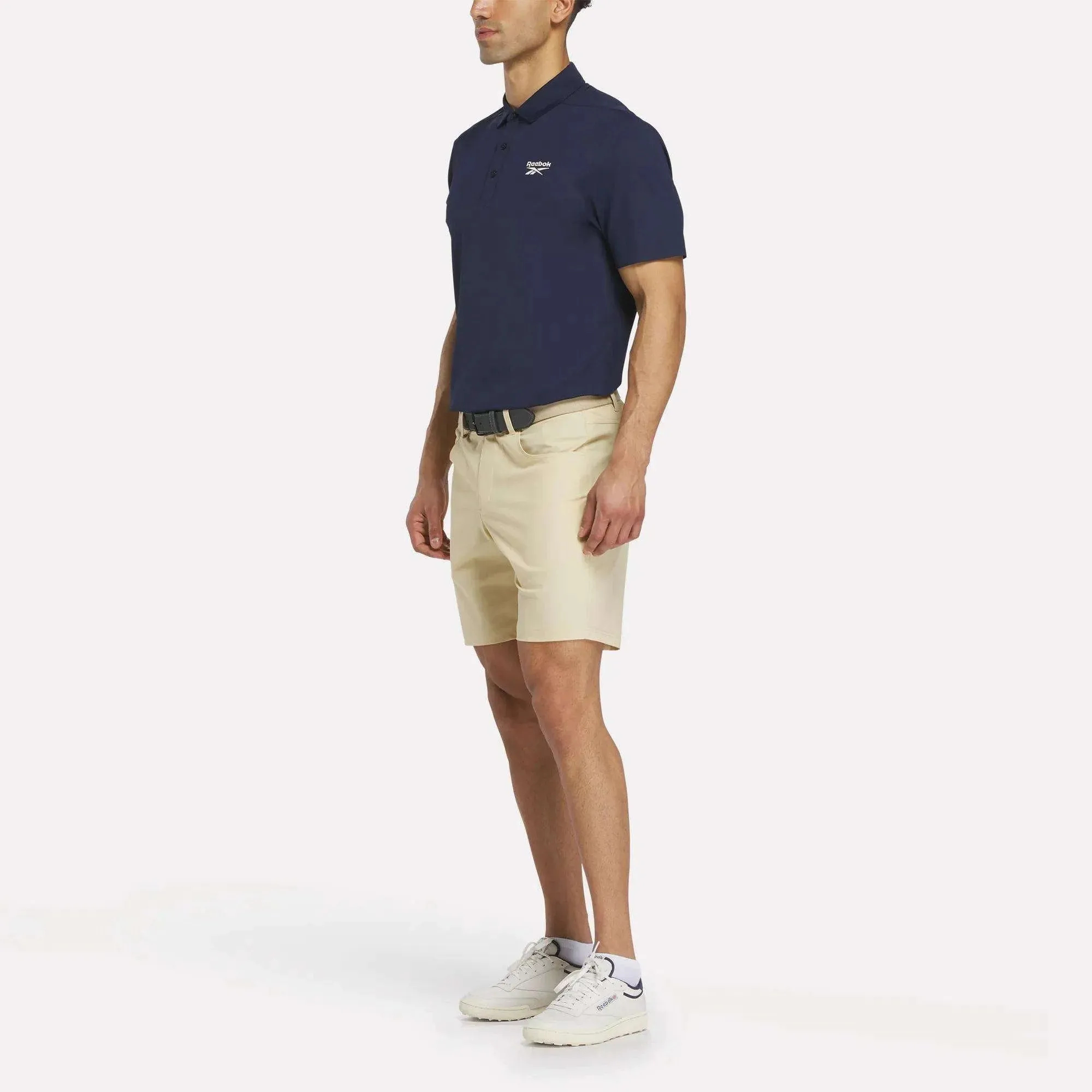 REEBOK APPAREL MEN Golf Pique Short Sleeve Polo VECTOR NAVY sold by Reebok product image thumbnail 2
