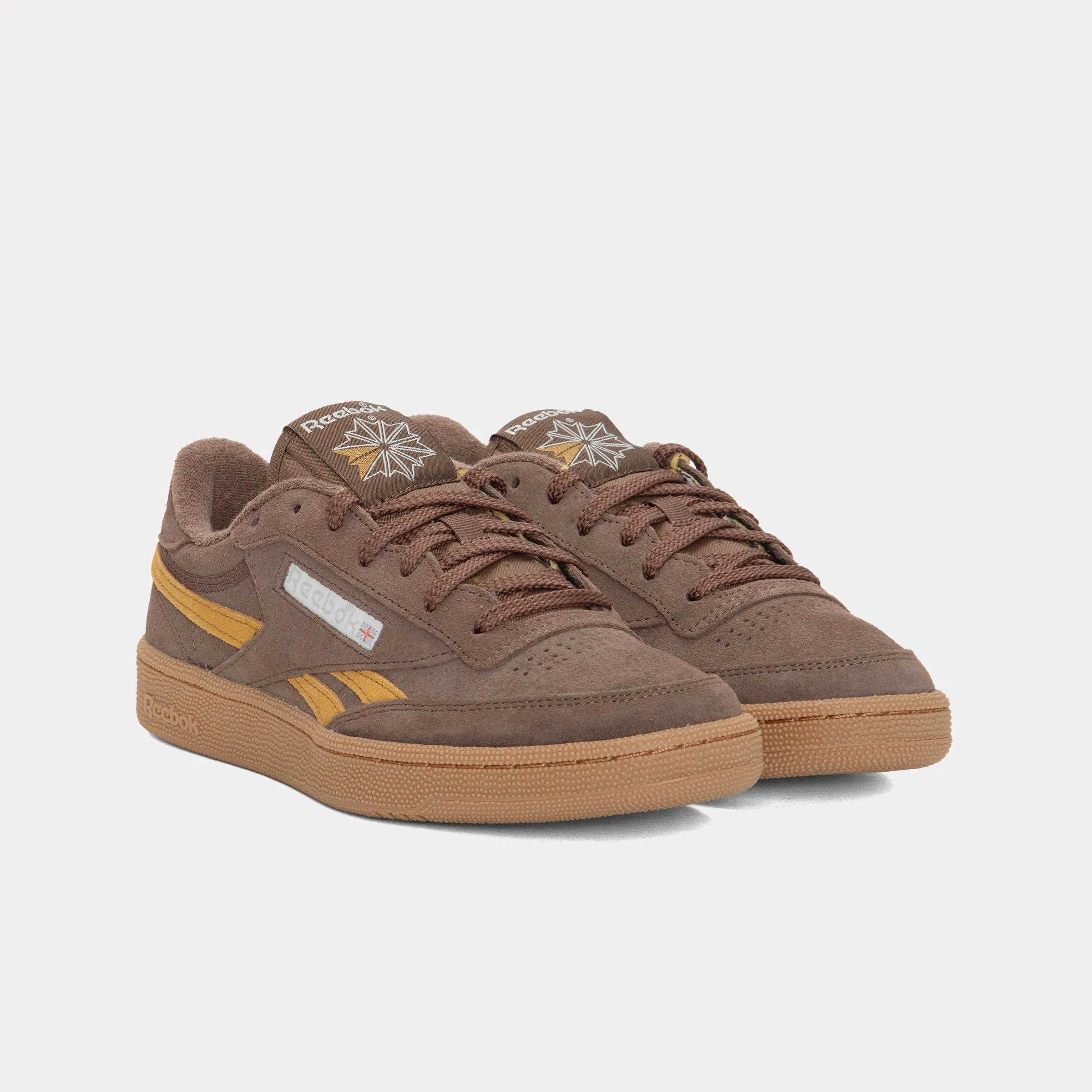 REEBOK FOOTWEAR UNISEX Club C Revenge Shoes SIMPLEBROWN/TROPHYGOLD/GUM sold by Reebok product image thumbnail 2