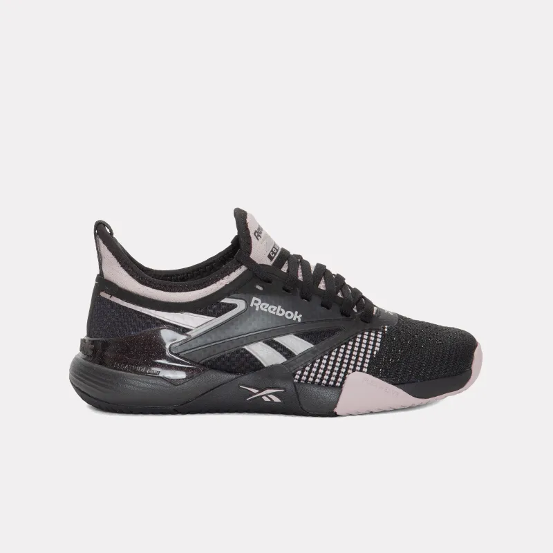 REEBOK FOOTWEAR WOMEN Nano Court Shoes BLACK/MUTED MAUVE made by Reebok