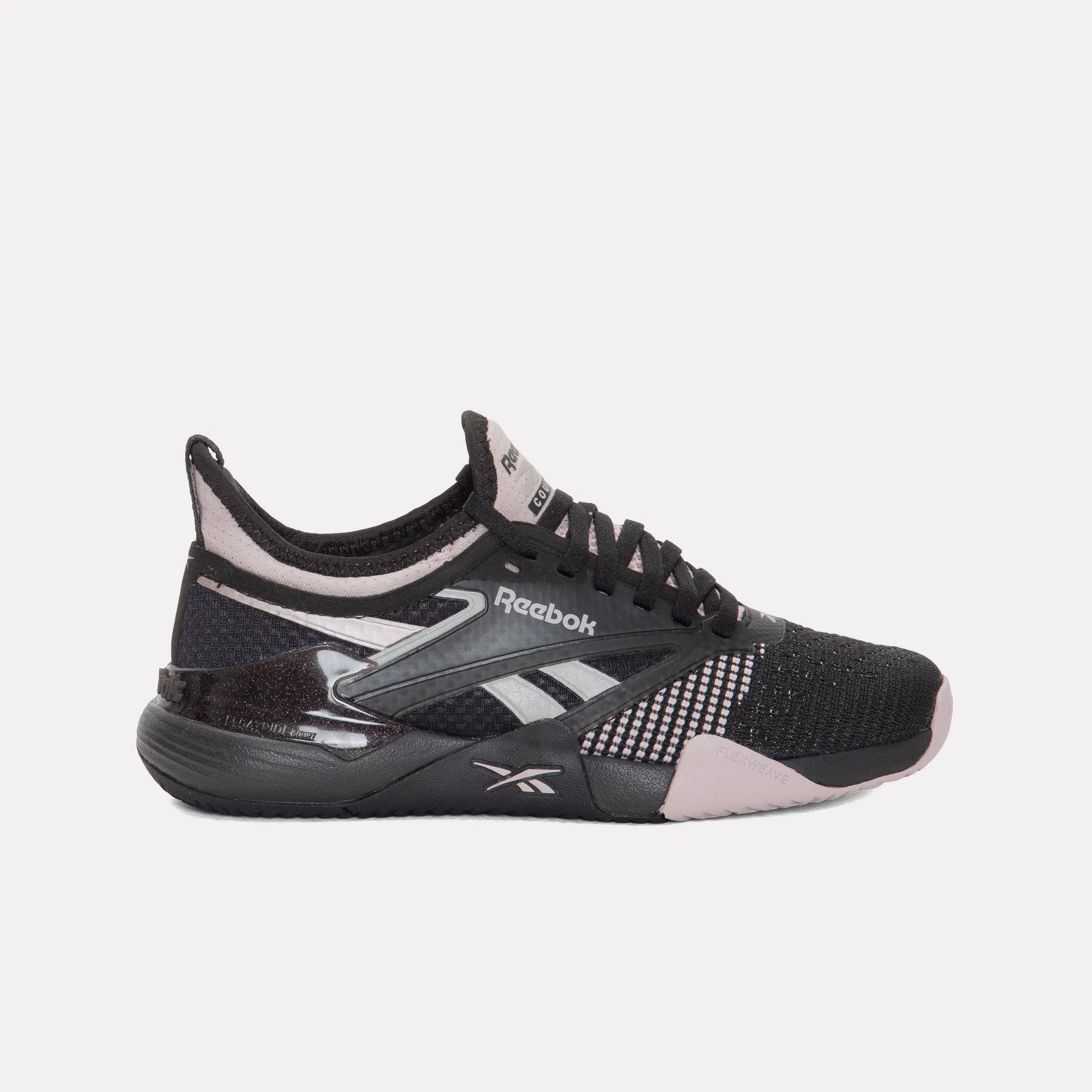 REEBOK FOOTWEAR WOMEN Nano Court Shoes BLACK/MUTED MAUVE sold by Reebok