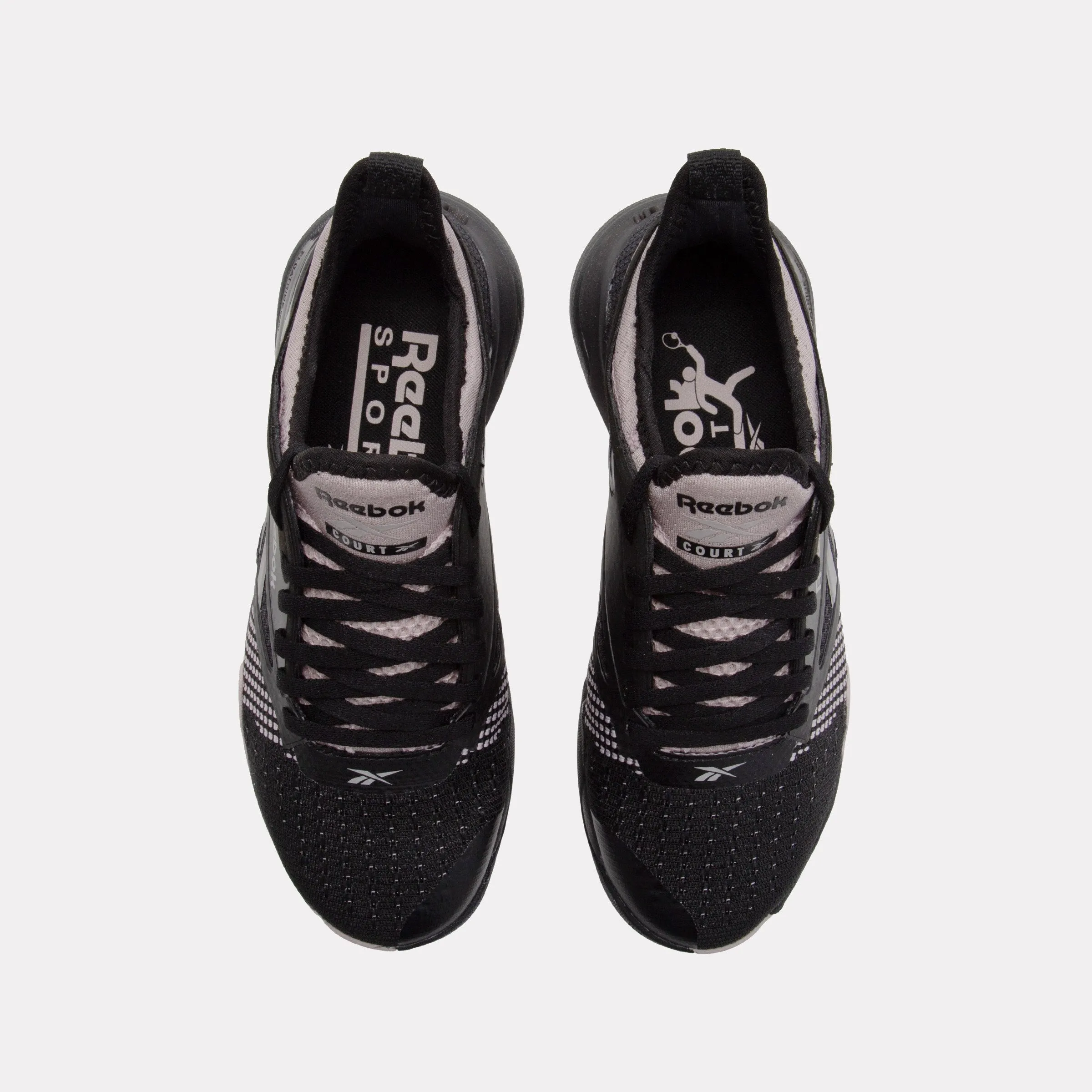 REEBOK FOOTWEAR WOMEN Nano Court Shoes BLACK/MUTED MAUVE sold by Reebok product image thumbnail 5