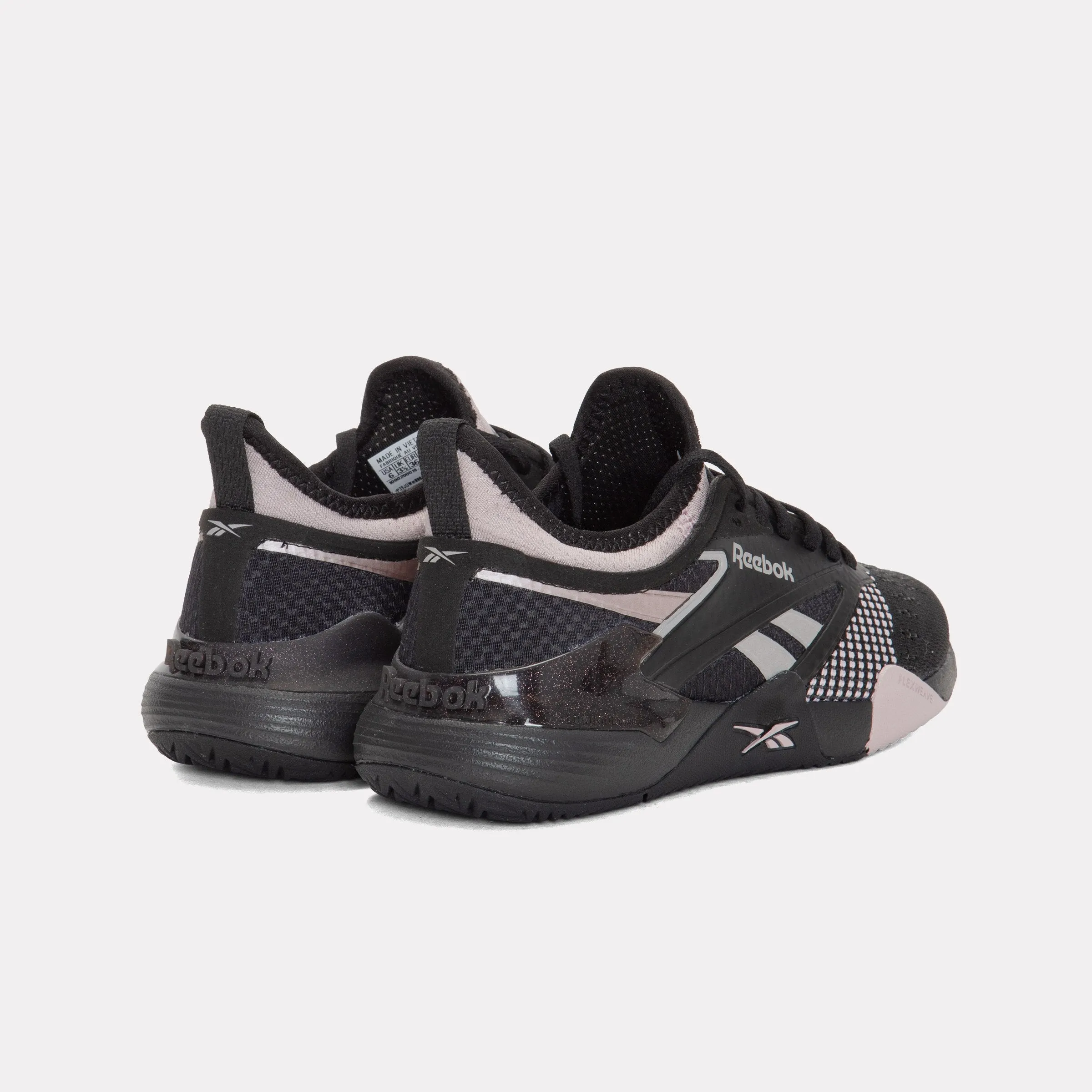 REEBOK FOOTWEAR WOMEN Nano Court Shoes BLACK/MUTED MAUVE sold by Reebok product image thumbnail 3