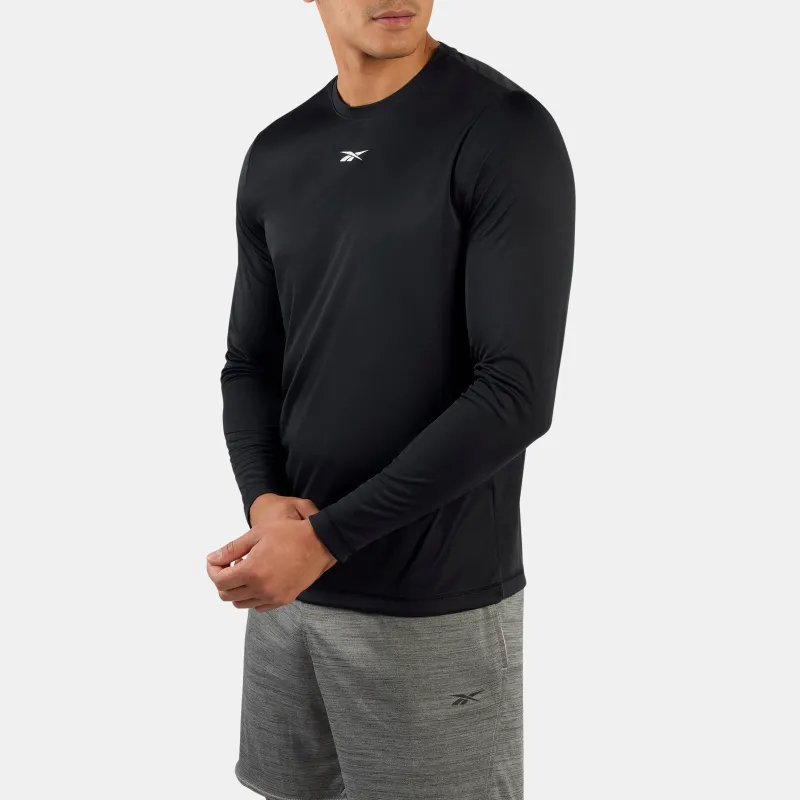 REEBOK APPAREL MEN ID Train Long Sleeve Tech Tee BLACK made by Reebok