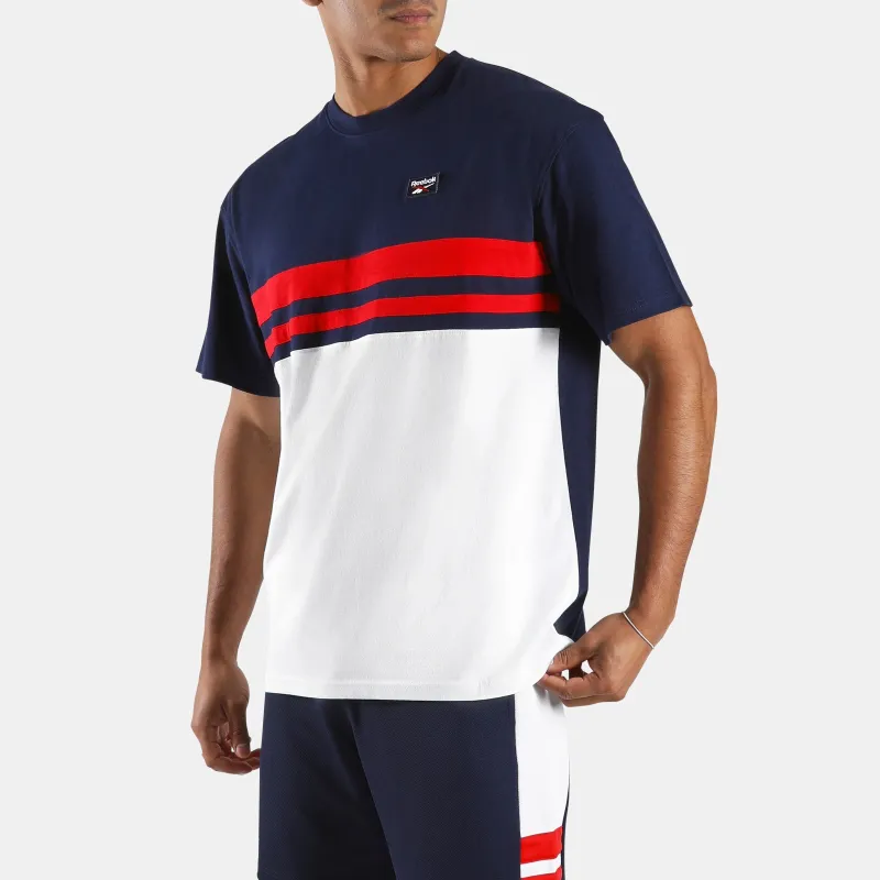 REEBOK APPAREL MEN Heritage T-Shirt VECTOR NAVY made by Reebok