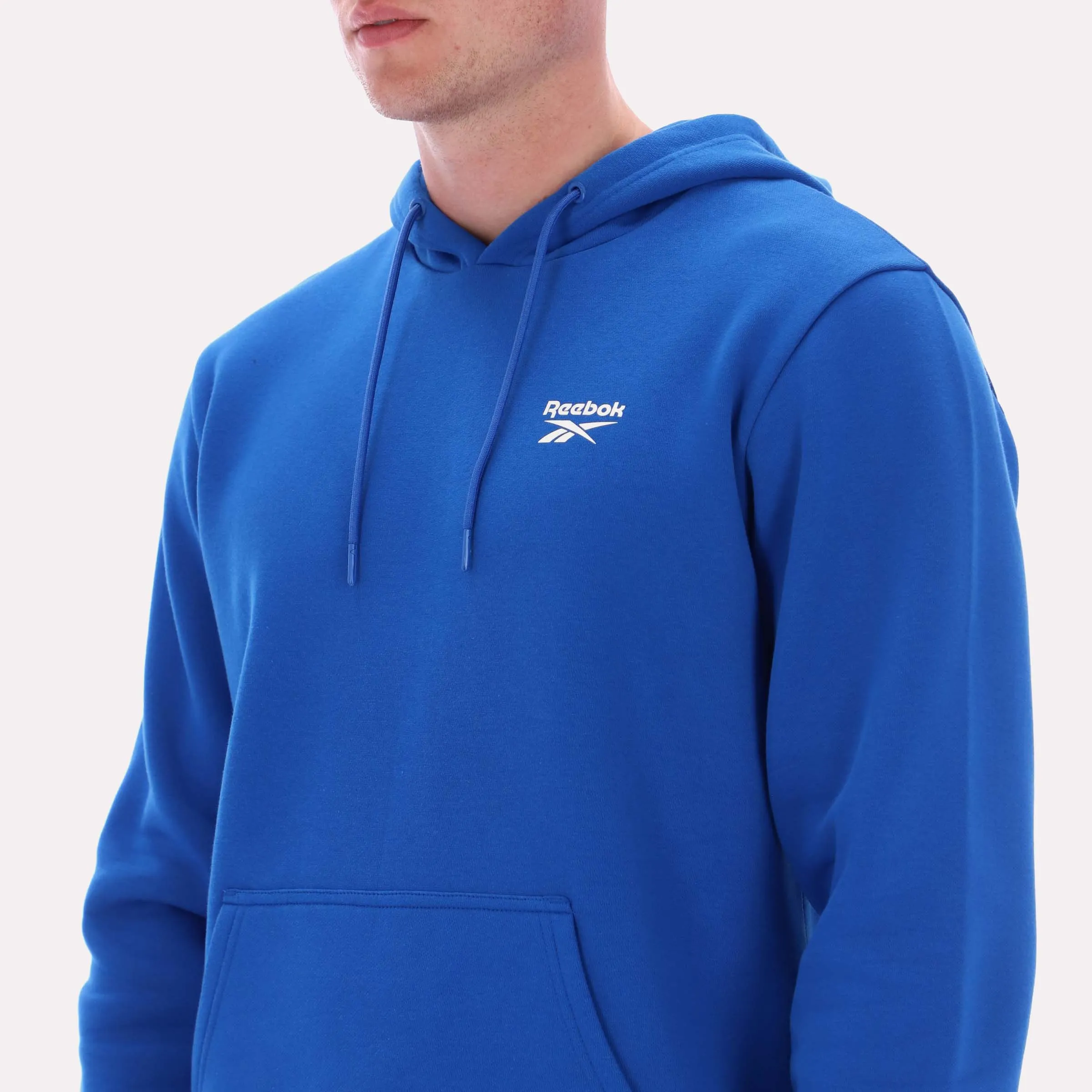 REEBOK APPAREL MEN Essential Logo Hoodie VECTOR BLUE sold by Reebok product image thumbnail 3
