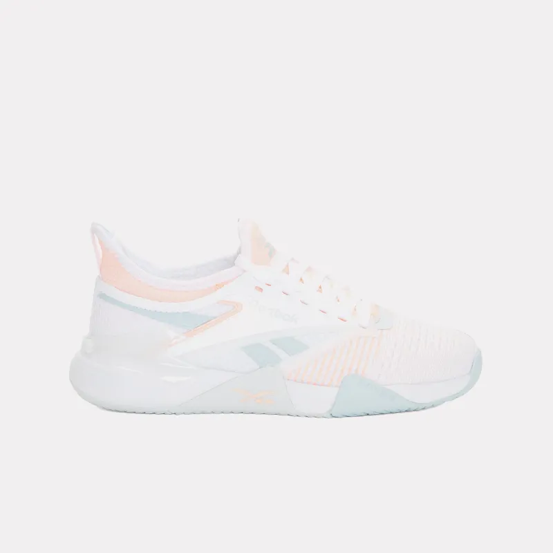 REEBOK FOOTWEAR WOMEN Nano Court Shoes FTWR WHITE/PEARL GREY/FUTURE P made by Reebok