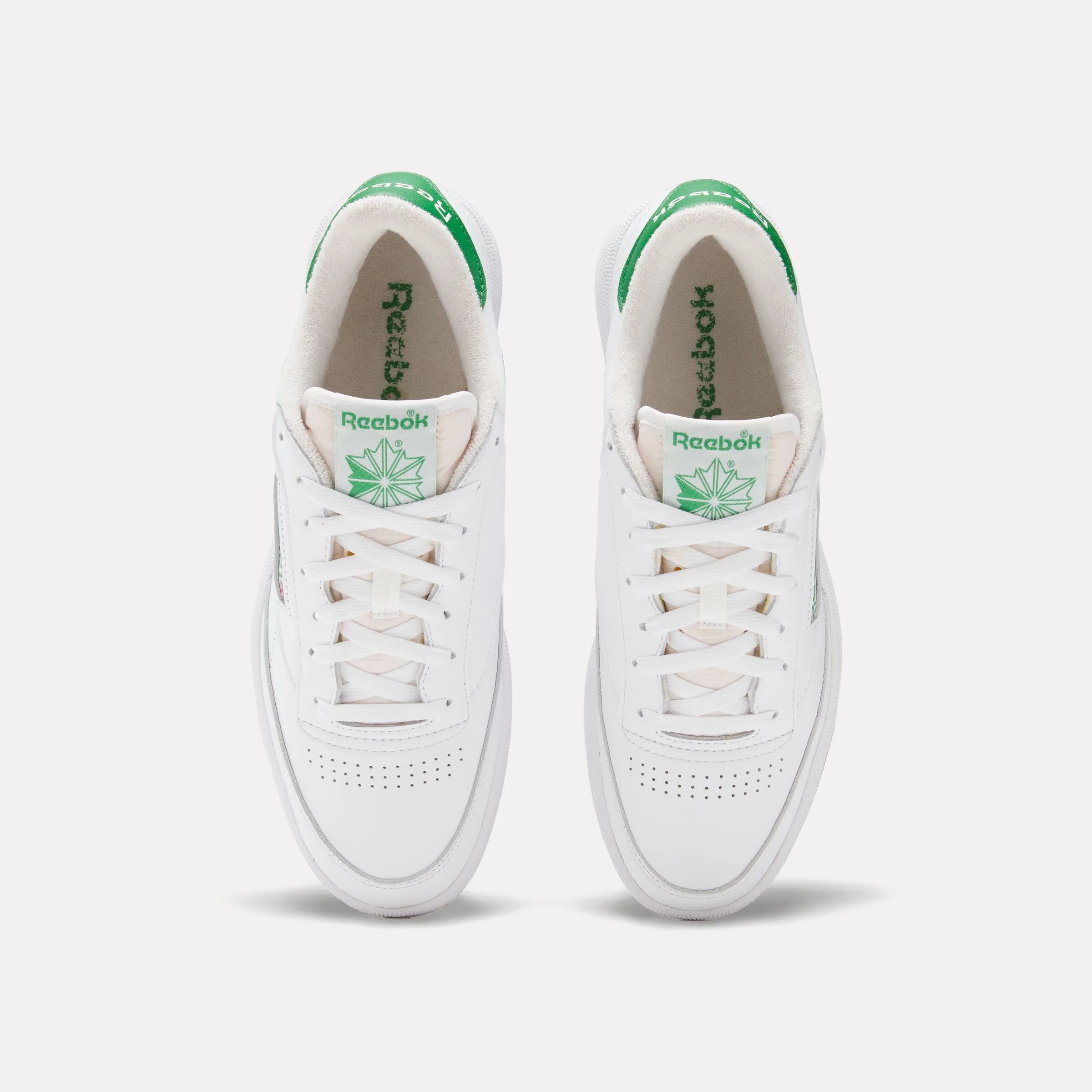 REEBOK FOOTWEAR MEN Club C 85 Shoes FTWRWHITE/GLENGREEN/RBKRUBBBER sold by Reebok product image thumbnail 5
