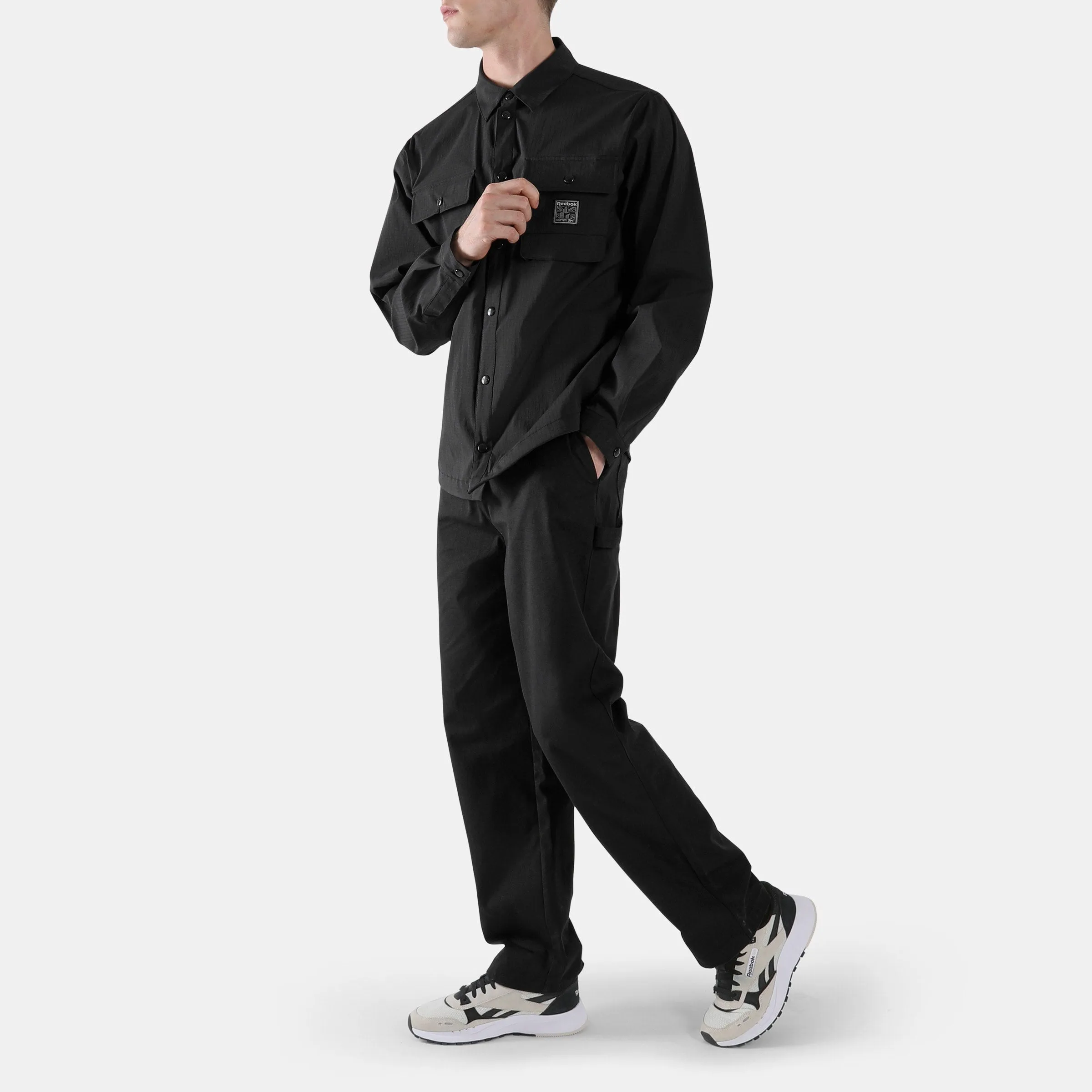 REEBOK APPAREL MEN Forge Standard Utility Shirt BLACK sold by Reebok product image thumbnail 2