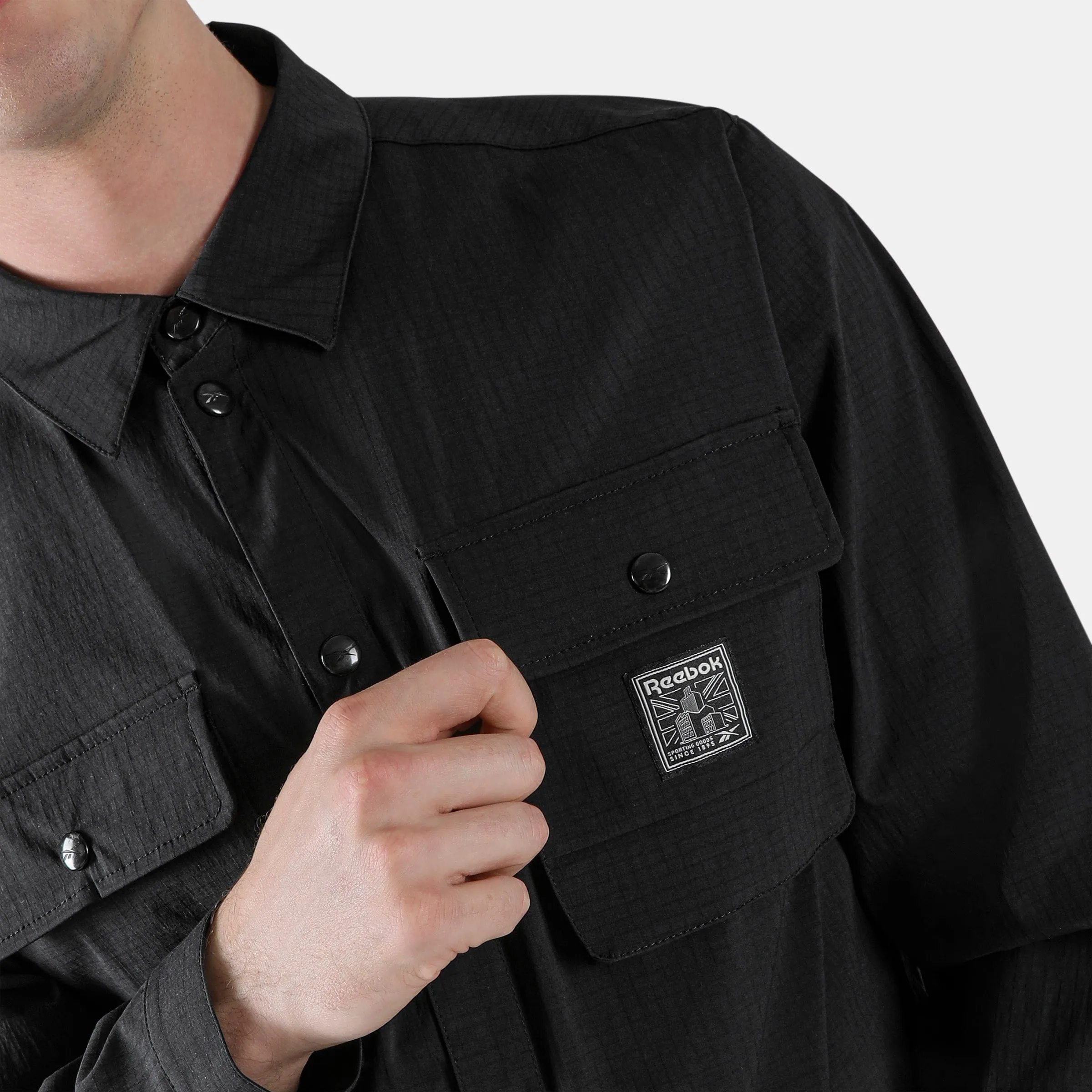 REEBOK APPAREL MEN Forge Standard Utility Shirt BLACK sold by Reebok product image thumbnail 4