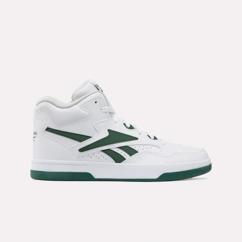 REEBOK FOOTWEAR UNISEX BB 4580 UNISEX UNISEX FTWR WHITE/HERITAGE GREEN/GREY made by Reebok