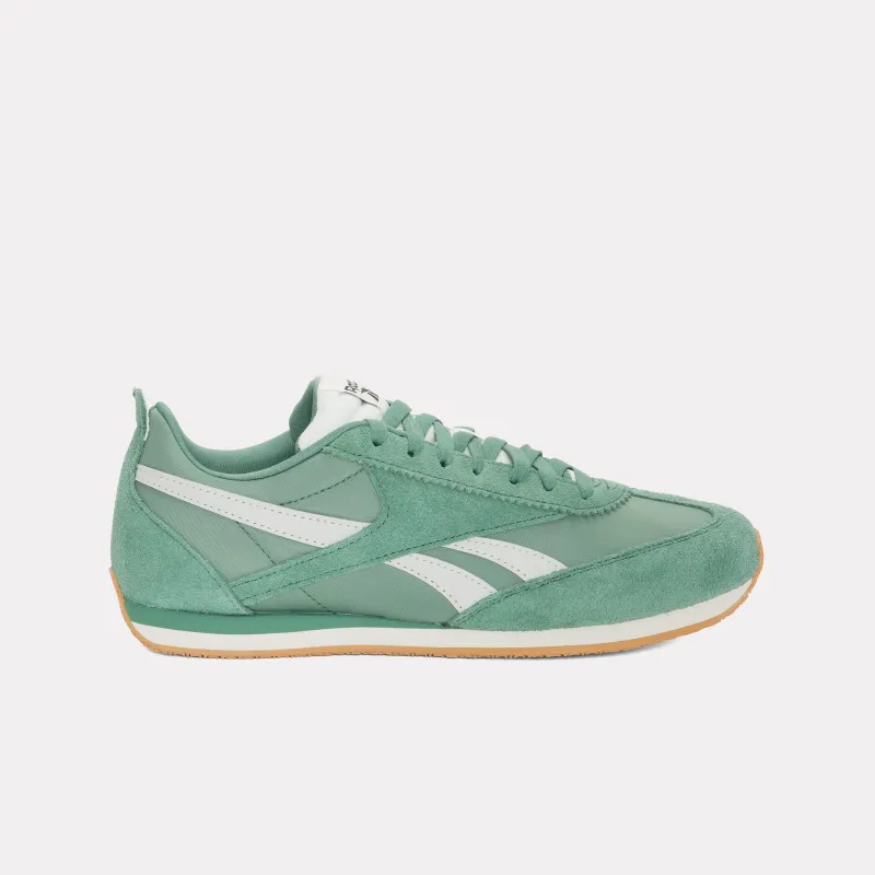 REEBOK FOOTWEAR UNISEX R100 Shoes SOFTGREY/FIELDGREEN/VINTAGECHA made by Reebok