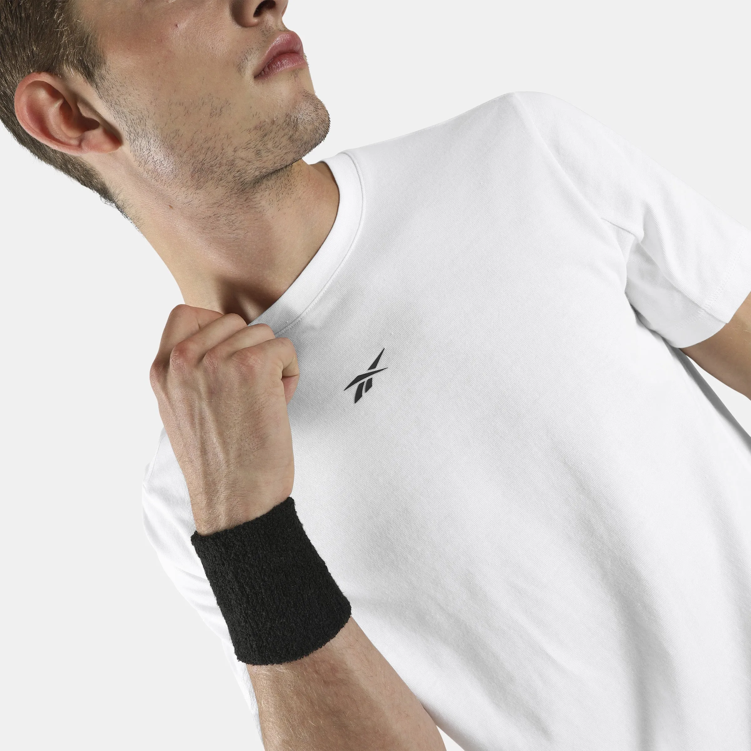 REEBOK APPAREL MEN Athlete T-Shirt WHITE sold by Reebok product image thumbnail 3
