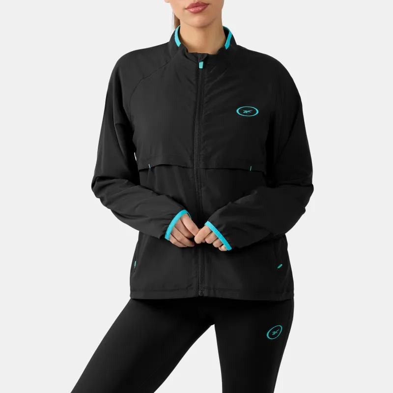 REEBOK APPAREL WOMEN Athlete Speed Lightweight Windbreaker BLACK made by Reebok
