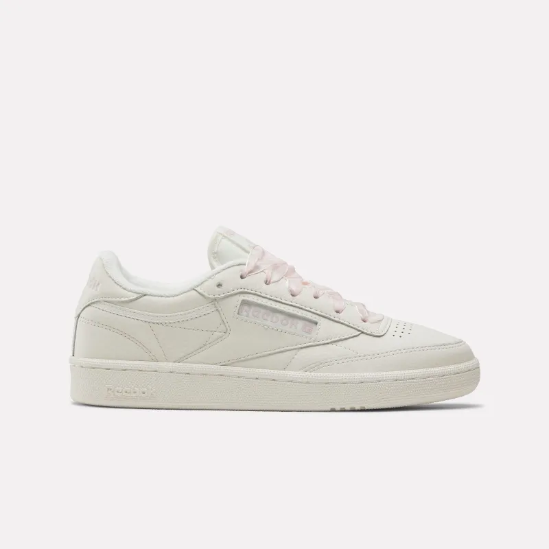 REEBOK FOOTWEAR WOMEN Club C 85 Vintage Shoes CHALK/ELEMENTALPINK/GUM made by Reebok