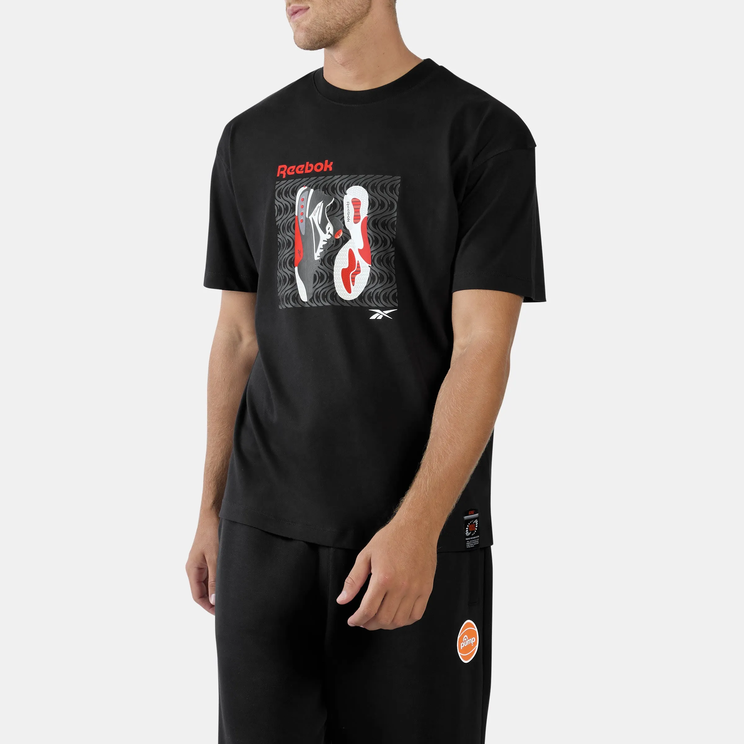 REEBOK APPAREL MEN Engine-A Pump T-Shirt BLACK sold by Reebok
